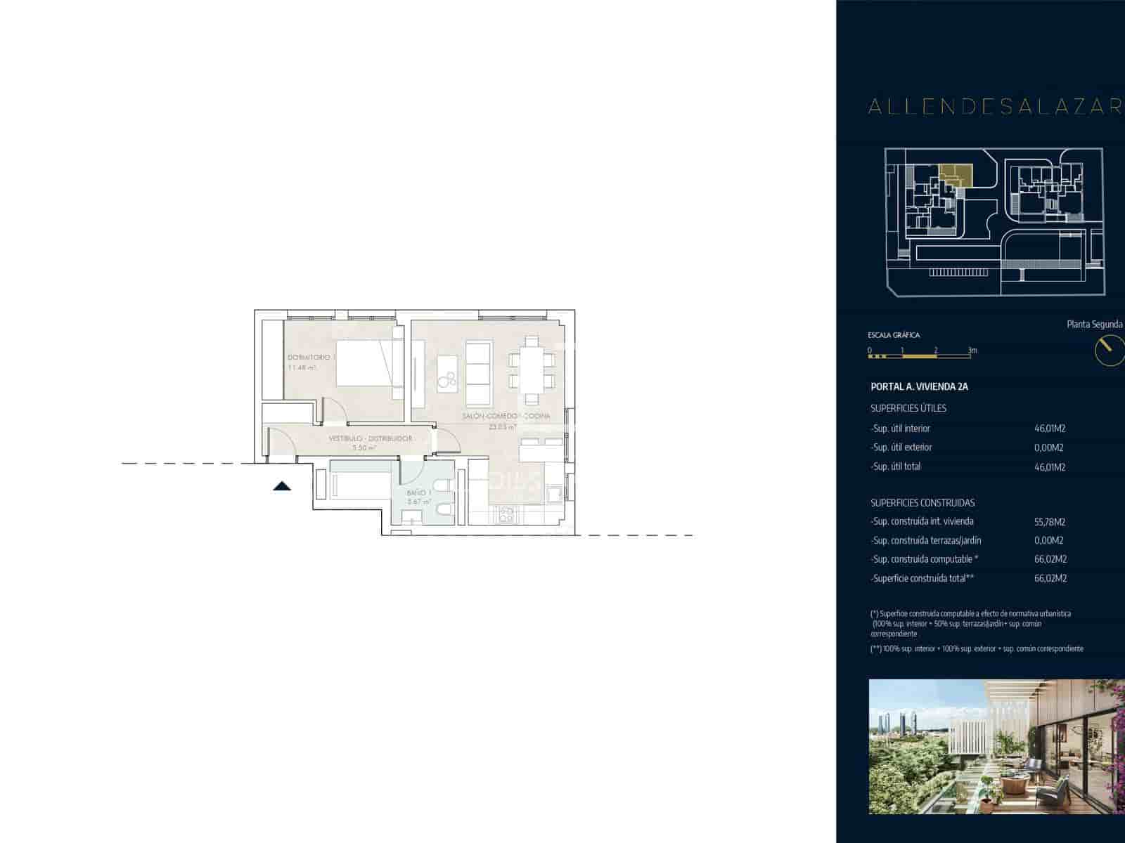 1 chambre Appartement à vendre à Madrid ville avec piscine garage - 702 000 € (Ref: 8968781)