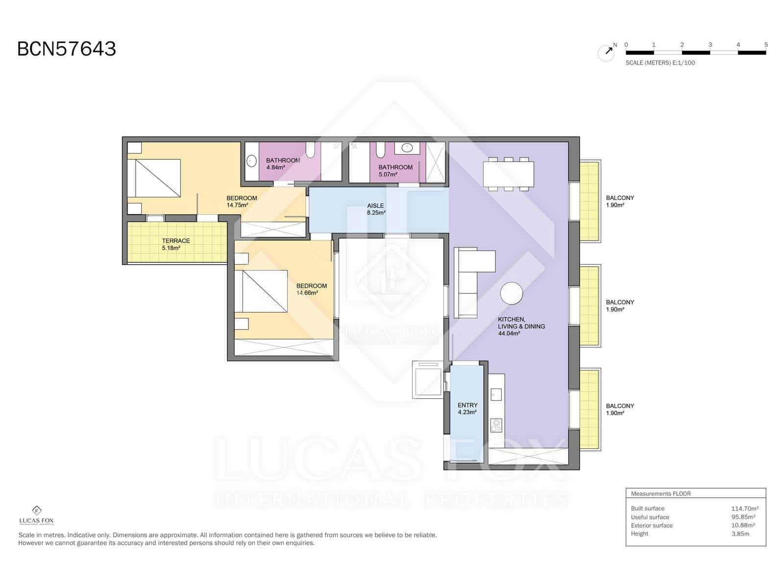 2 slaapkamer Appartement te koop in Barcelona stad - € 949.000 (Ref: 8969524)