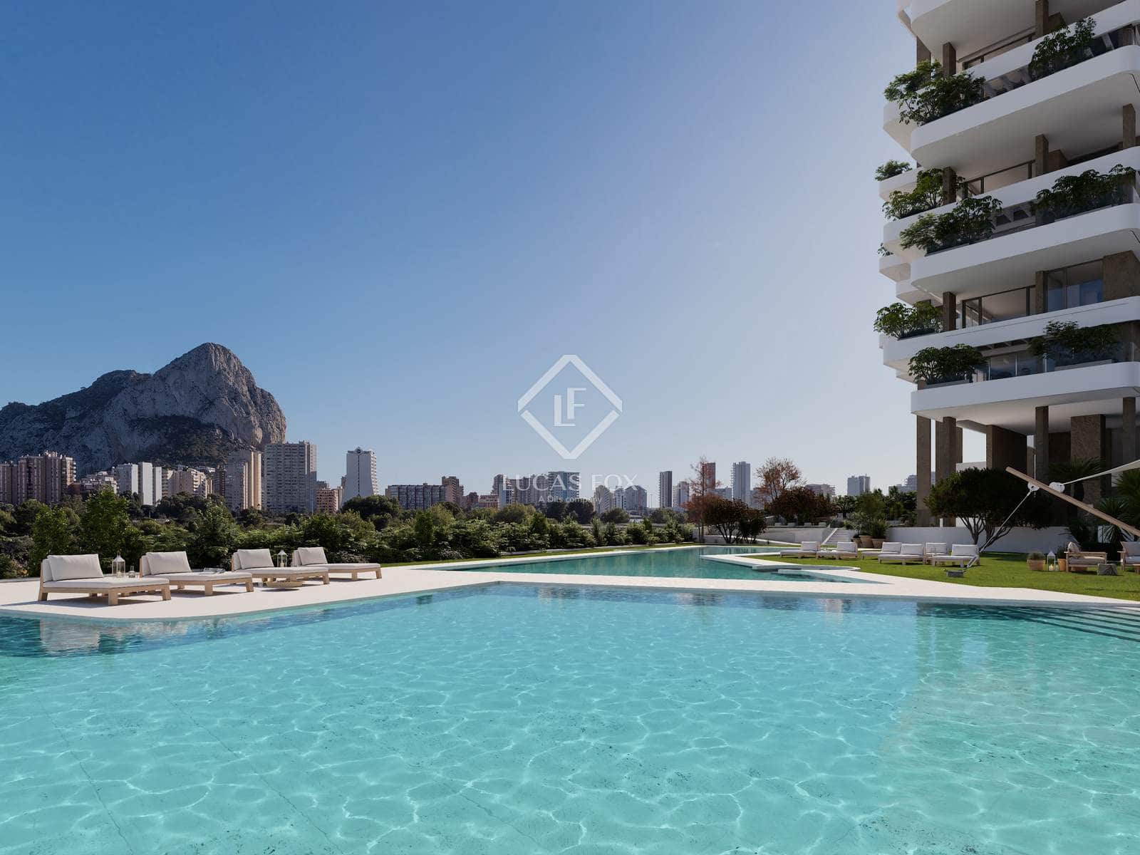 3 Zimmer Apartment zu verkaufen in Calpe / Calp mit Pool Garage - 952.000 € (Ref: 8971117)