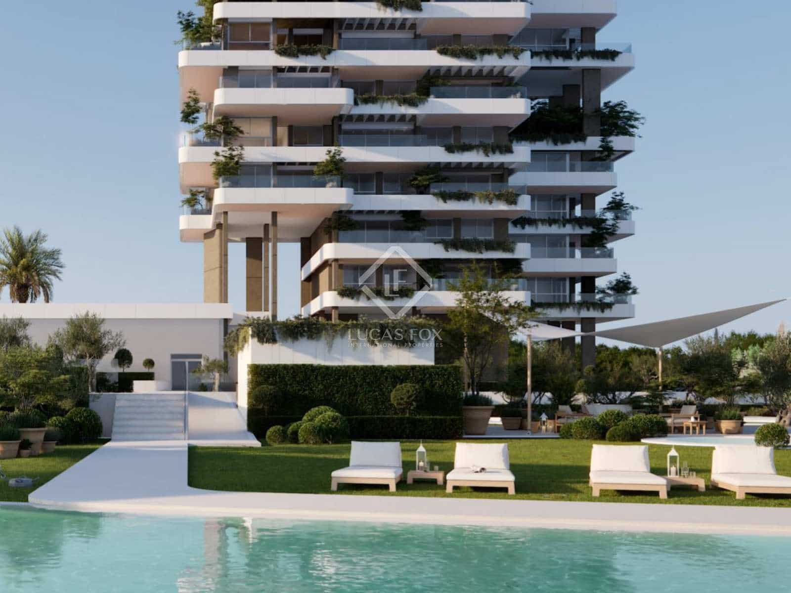 3 Zimmer Apartment zu verkaufen in Calpe / Calp mit Pool Garage - 952.000 € (Ref: 8971117)