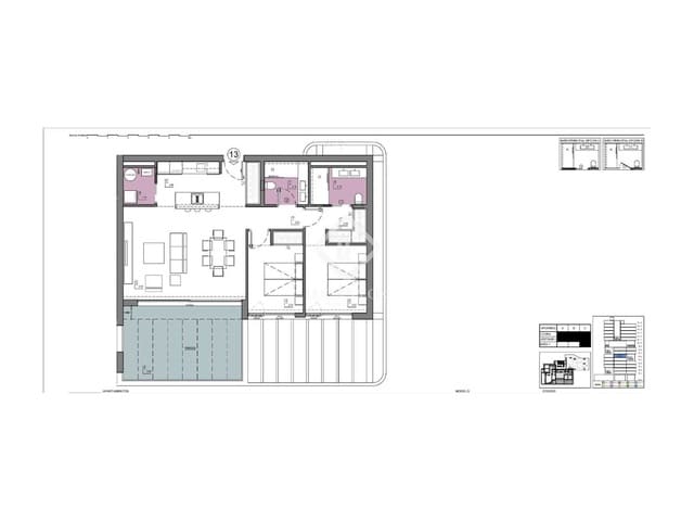 2 bedroom Apartment for sale in Calpe / Calp with pool garage - € 699,000 (Ref: 8971118)