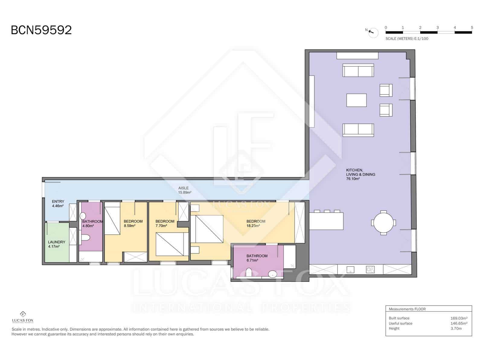 3 bedroom Apartment for sale in Barcelona city with pool - € 990,000 (Ref: 8981415)
