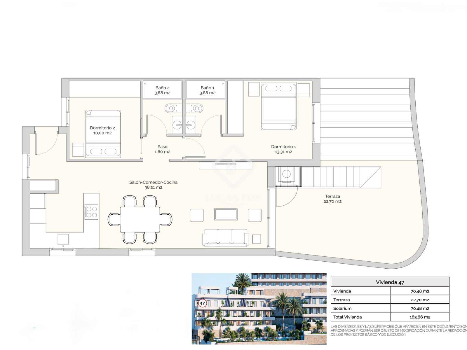 2 bedroom Apartment for sale in Finestrat with pool garage - € 379,900 (Ref: 8982833)