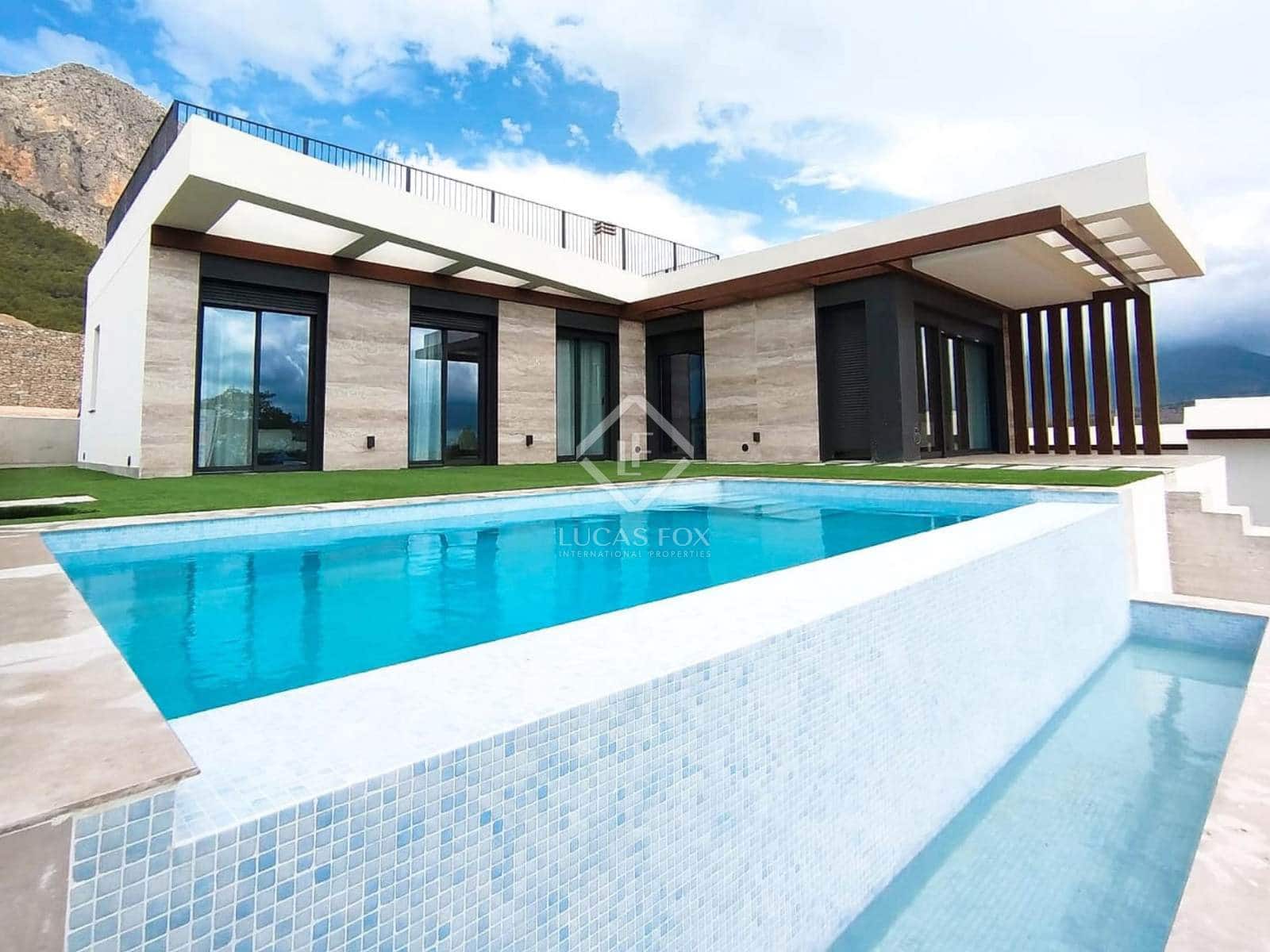 3 Zimmer Villa zu verkaufen in Polop mit Pool Garage - 560.000 € (Ref: 8983664)