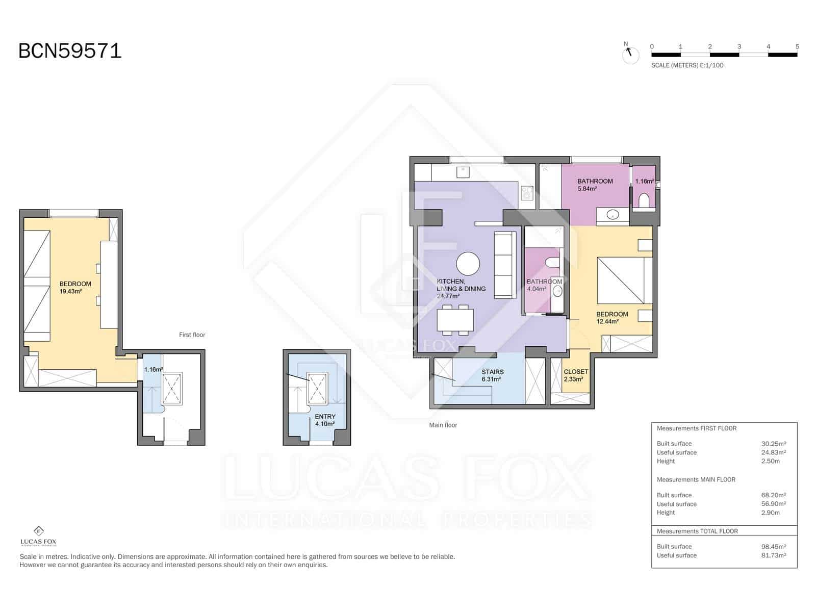 2 soverom Leilighet til salgs i Barcelona by - € 599 000 (Ref: 8987747)