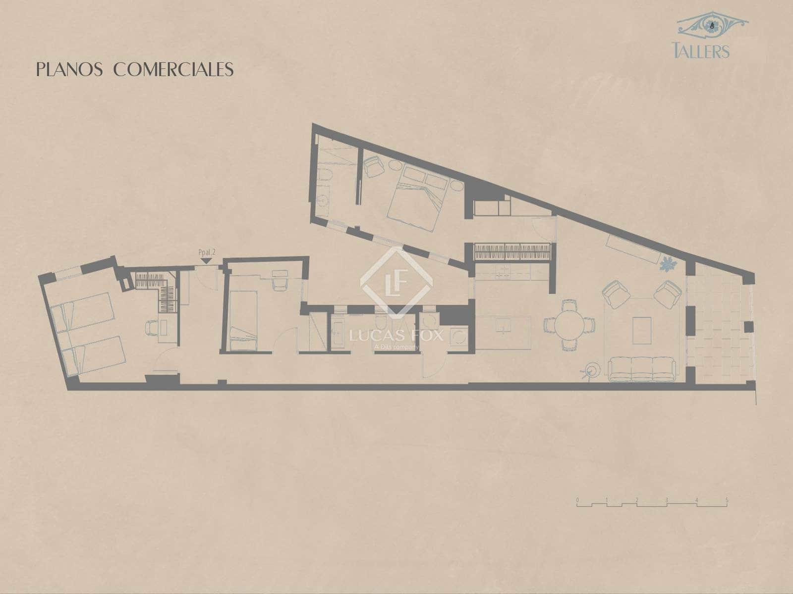 3 bedroom Apartment for sale in Barcelona city with pool - € 770,000 (Ref: 8988863)