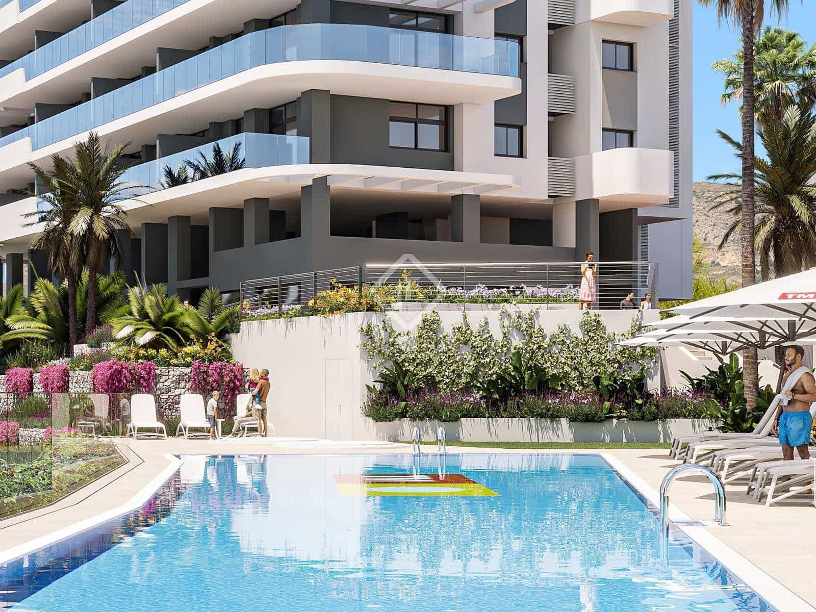 2 soveværelse Lejlighed til salg i Benidorm med swimmingpool garage - € 414.000 (Ref: 8998279)
