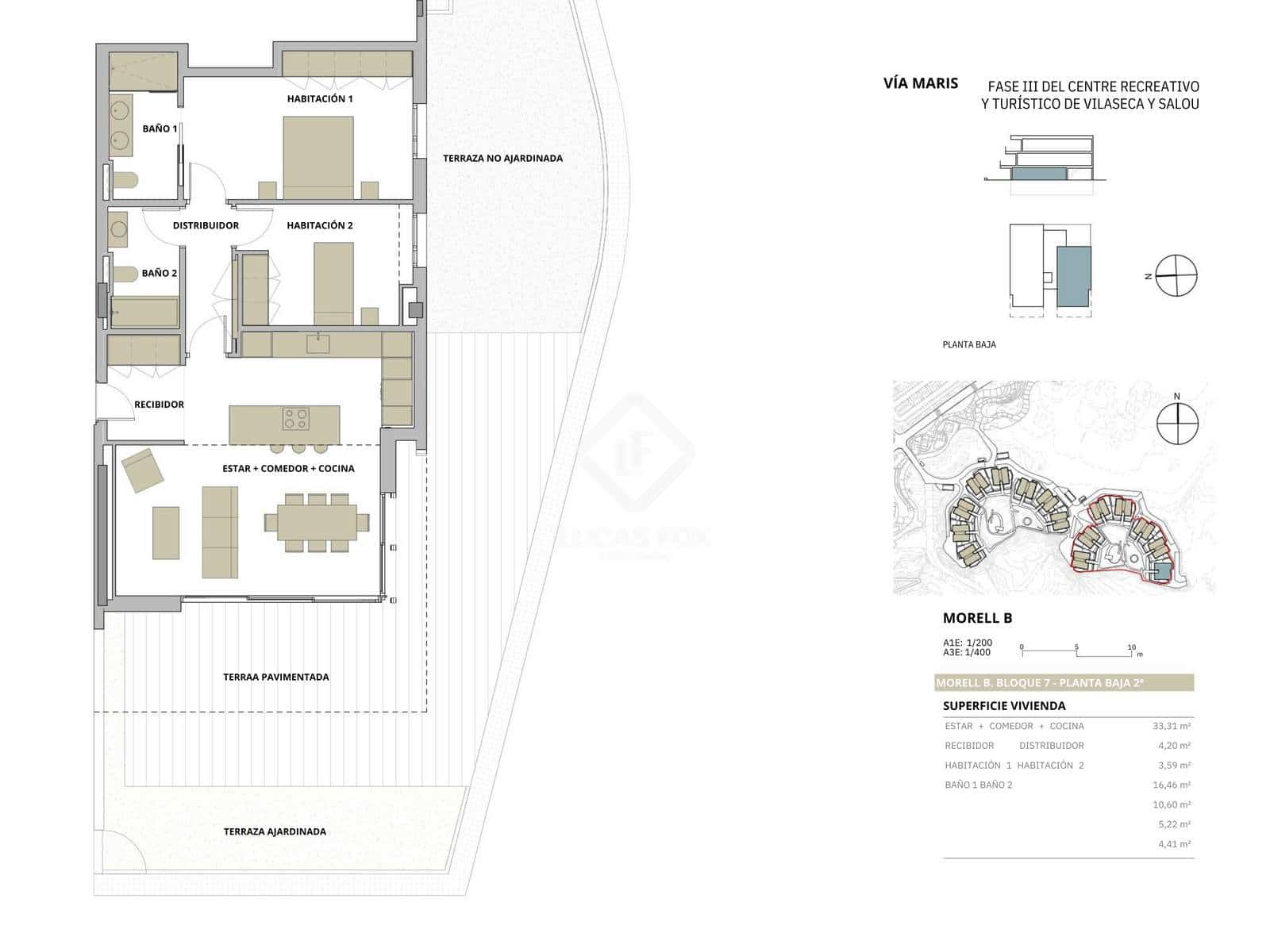 2 soveværelse Lejlighed til salg i Salou med swimmingpool garage - € 548.000 (Ref: 9000183)