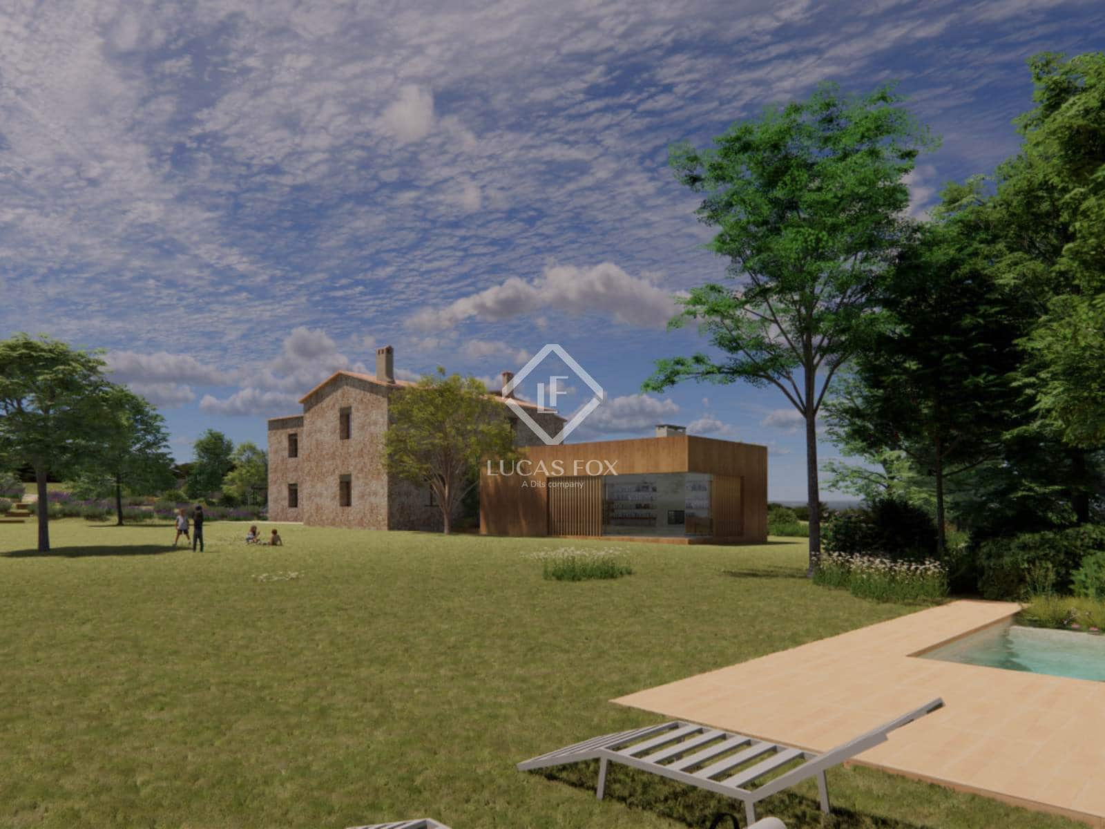 5 soveværelse Finca/Landehus til salg i Santa Cristina d'Aro med garage - € 1.710.000 (Ref: 9003979)