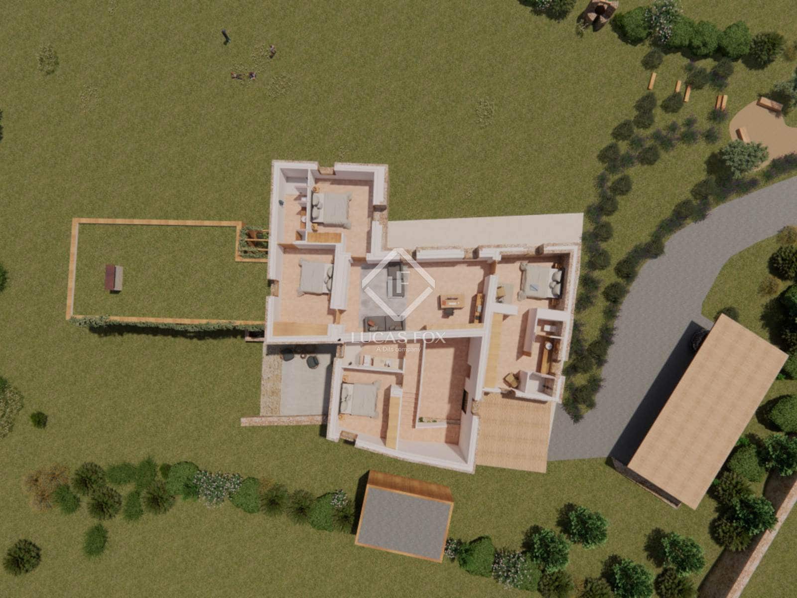 5 soveværelse Finca/Landehus til salg i Santa Cristina d'Aro med garage - € 1.710.000 (Ref: 9003979)