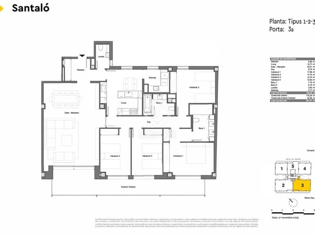 4 bedroom Apartment for sale in Barcelona city with pool garage - € 1,726,000 (Ref: 9004187)