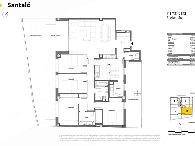 4 quarto Apartamento para venda em Barcelona cidade com piscina garagem - 1 773 000 € (Ref: 9004189)