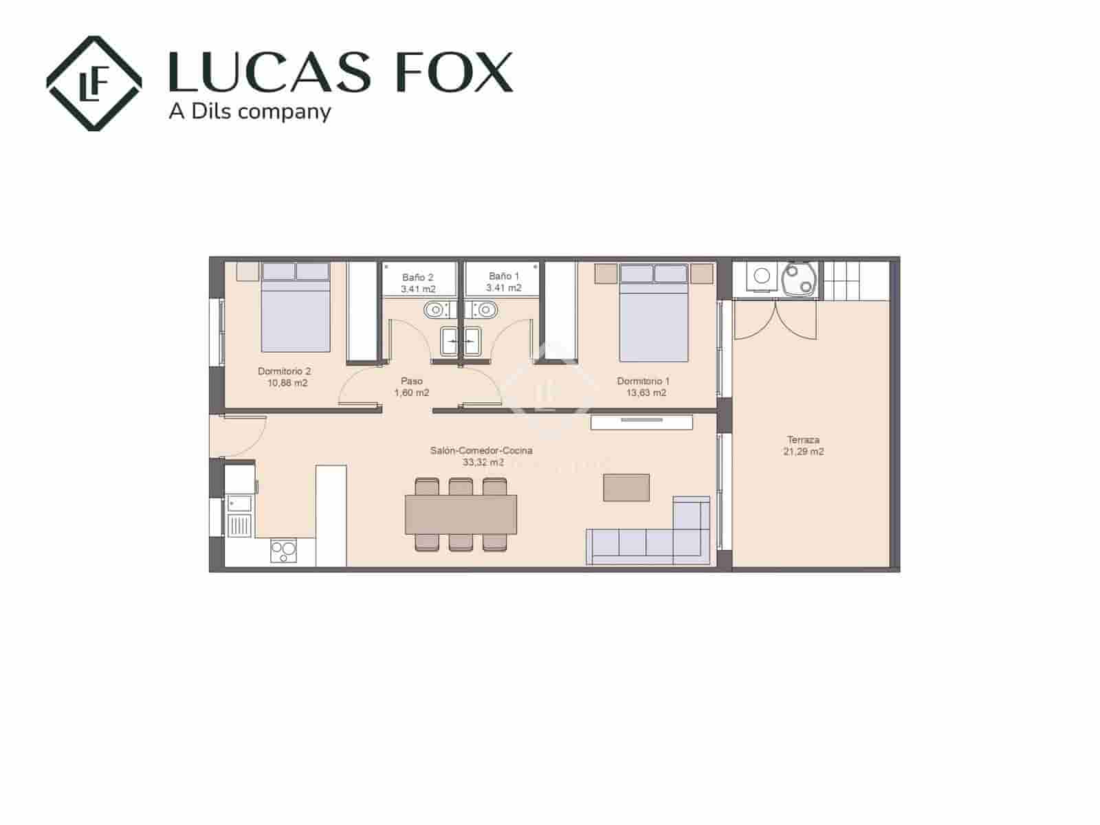 2 slaapkamer Appartement te koop in Finestrat met zwembad garage - € 319.900 (Ref: 9009268)