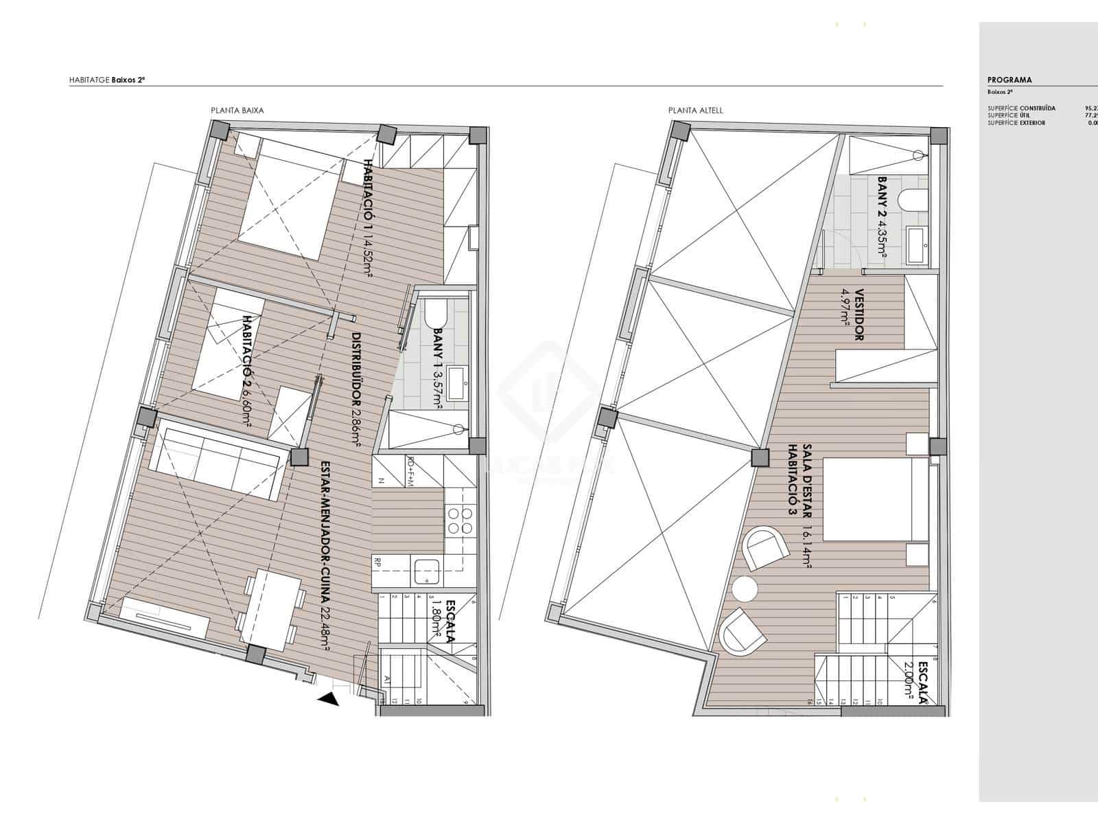 3 soveværelse Lejlighed til salg i Barcelona by - € 468.000 (Ref: 9009973)