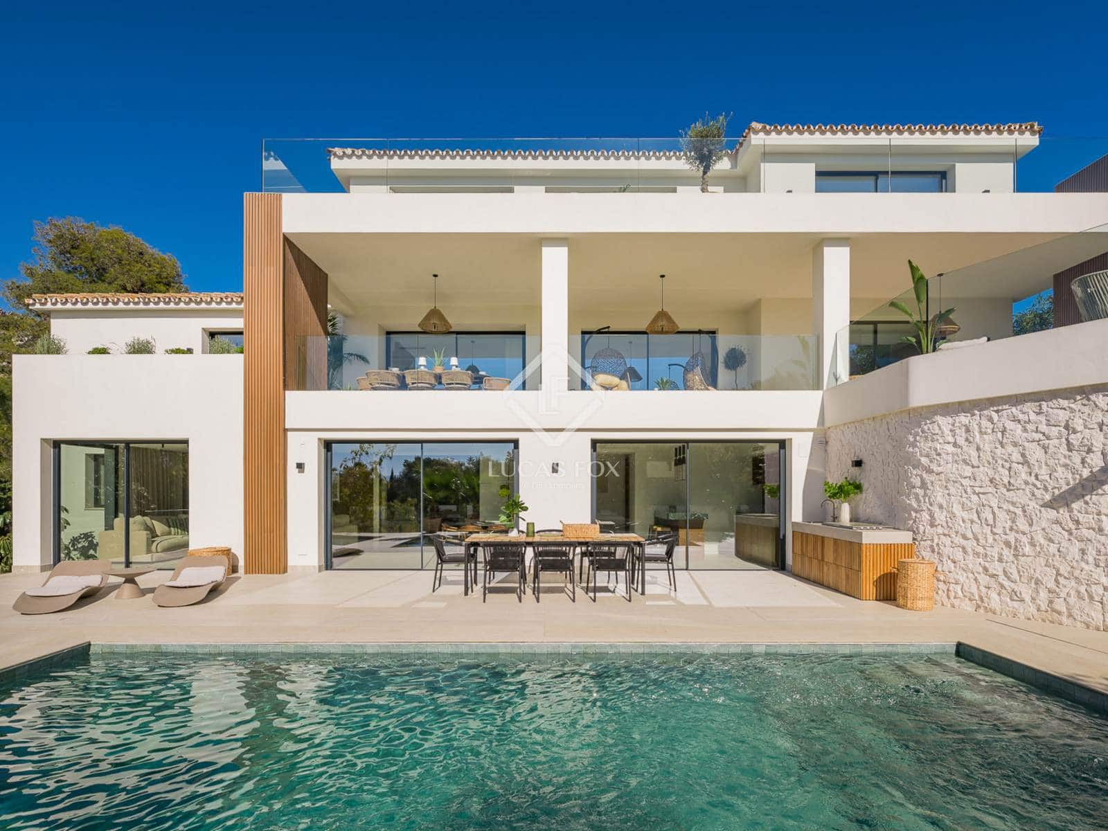 6 sypialnia Willa na sprzedaż w Marbella z basenem garażem - 3 975 000 € (Ref: 9013010)