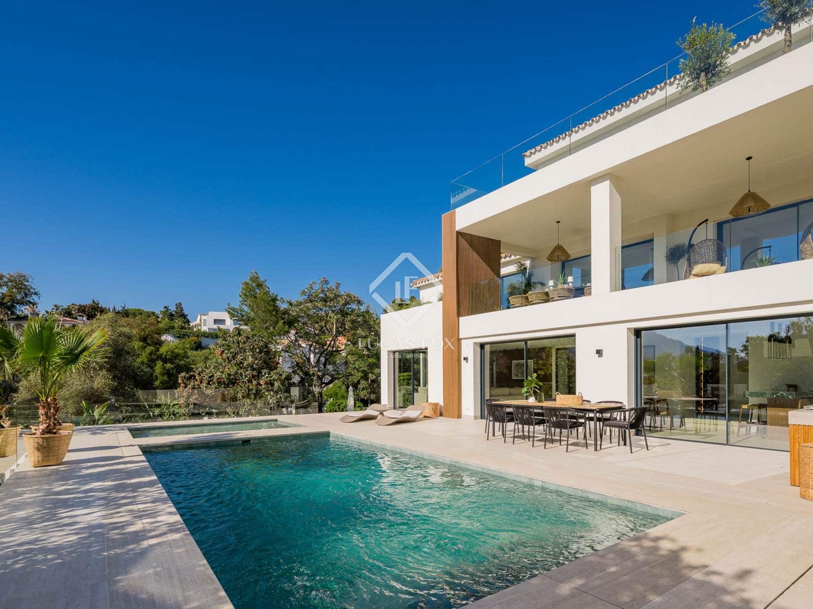 6 sypialnia Willa na sprzedaż w Marbella z basenem garażem - 3 975 000 € (Ref: 9013010)