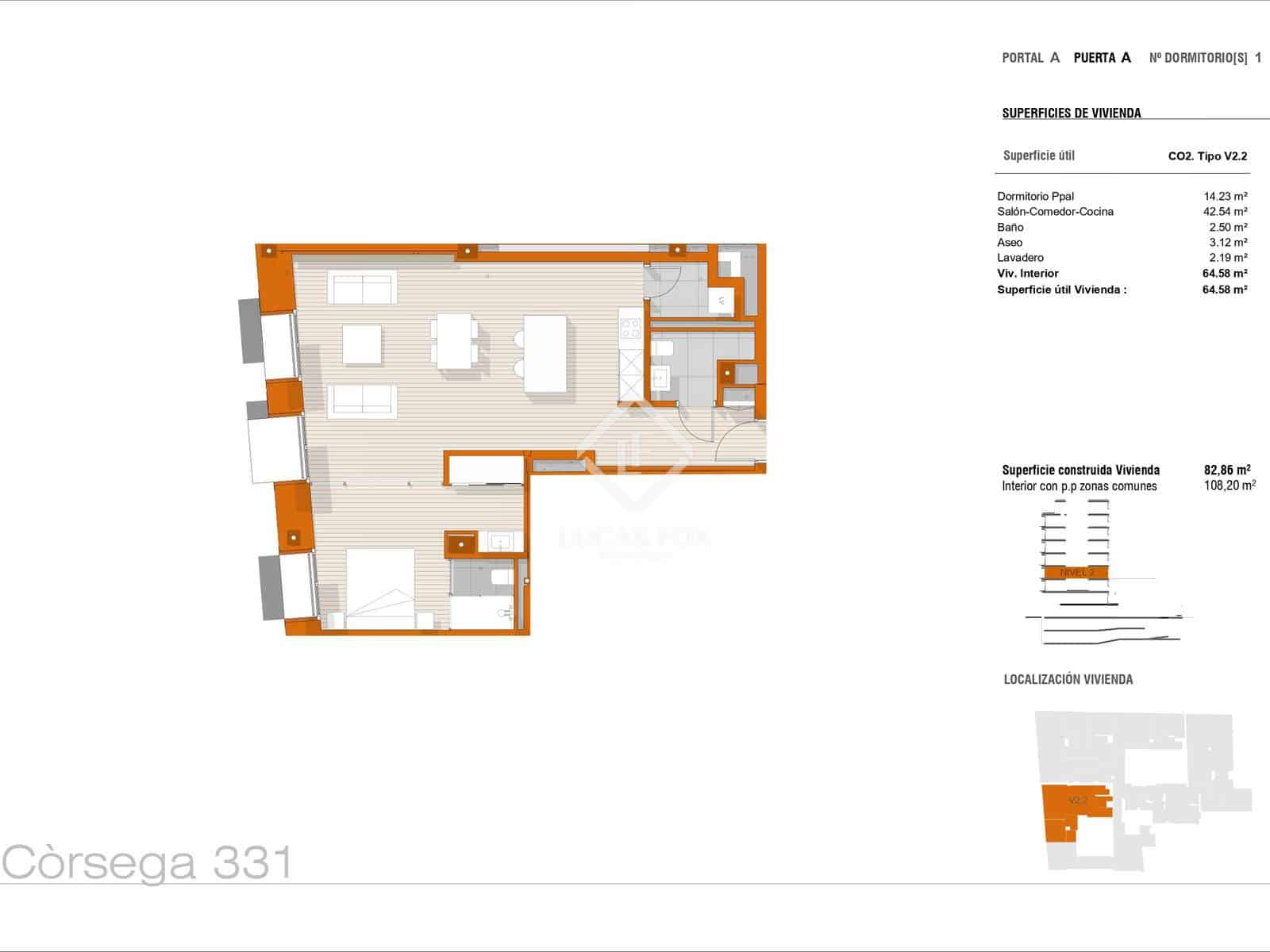 1 slaapkamer Appartement te koop in Barcelona stad met zwembad garage - € 1.235.000 (Ref: 9013322)