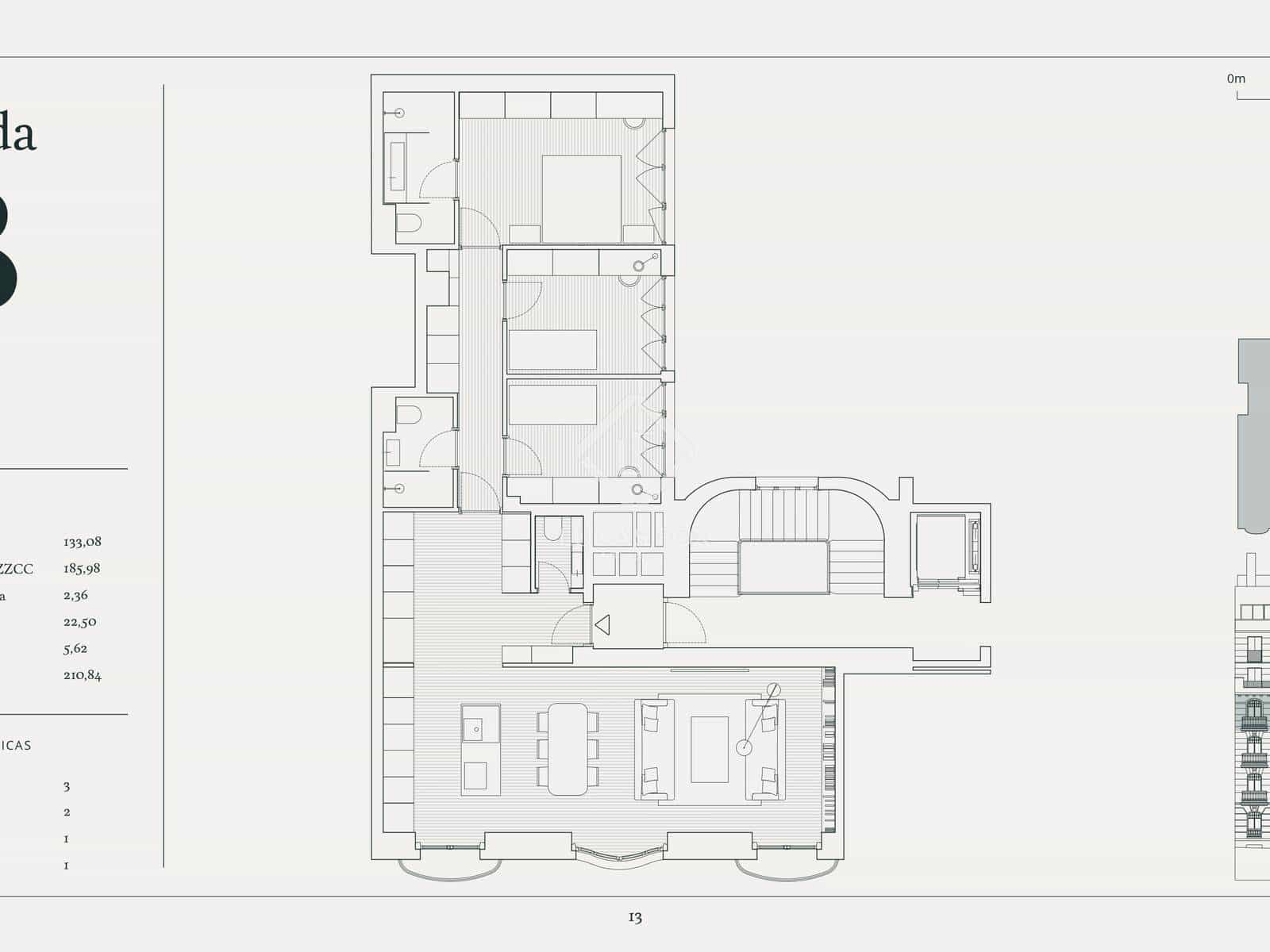 3 soveværelse Lejlighed til salg i Madrid by med swimmingpool - € 4.037.000 (Ref: 9015666)