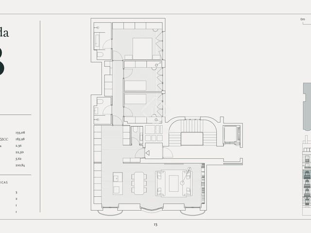 3 Zimmer Apartment zu verkaufen in Recoletos, Madrid Stadt mit Pool - 4.037.000 € (Ref: 9015666)