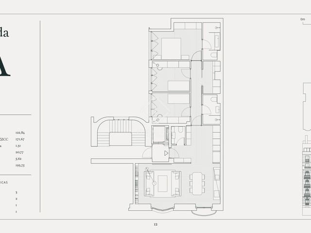 3 camera da letto Appartamento in vendita in Recoletos, Madrid città con piscina - 3.777.000 € (Rif: 9015667)