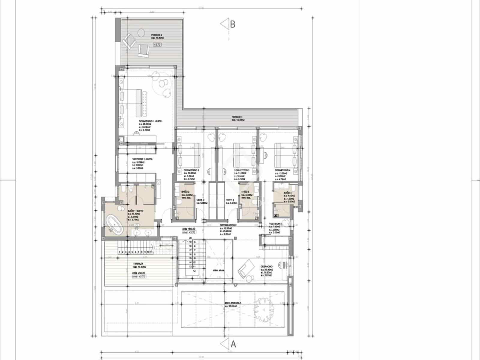 5 soveværelse Villa til salg i Cala Vinyes / Cala Vinyas / Cala Vinas med swimmingpool garage - € 3.250.000 (Ref: 9019466)