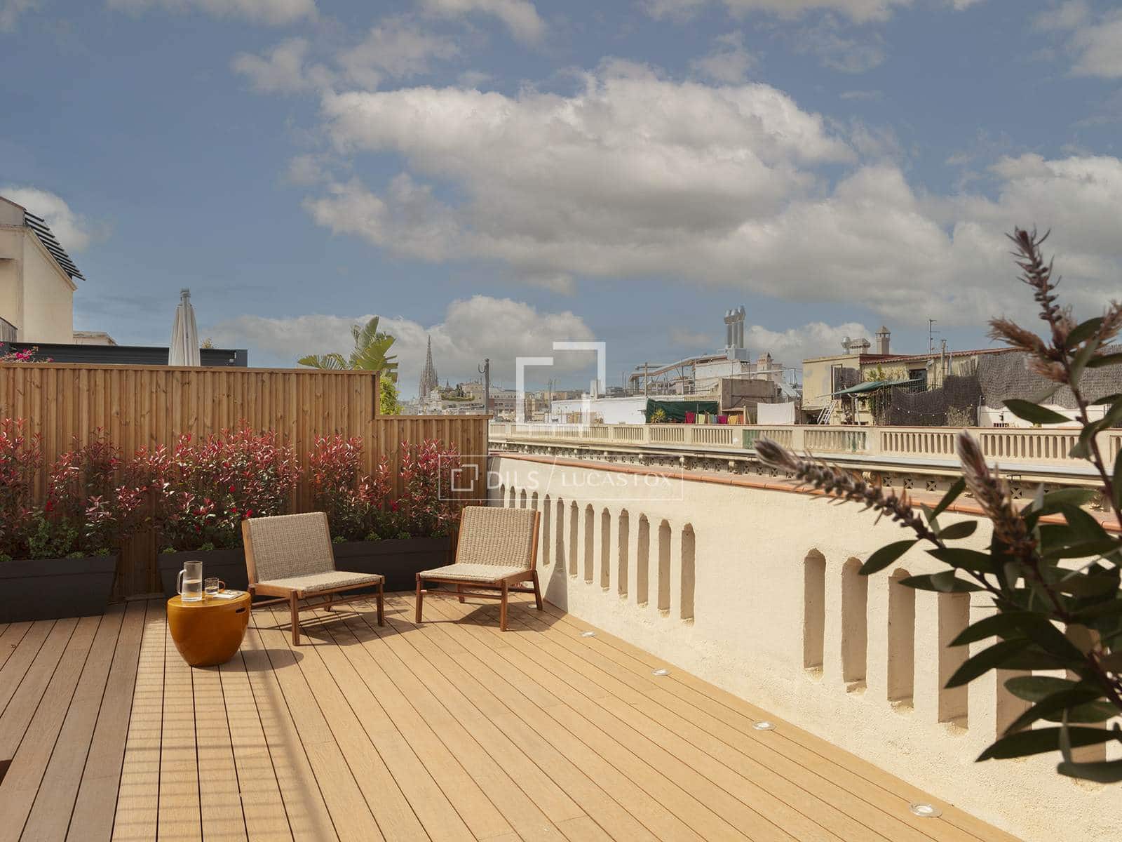 Ático de 3 habitaciones en Barcelona ciudad en venta - 1.795.000 € (Ref: 9019639)