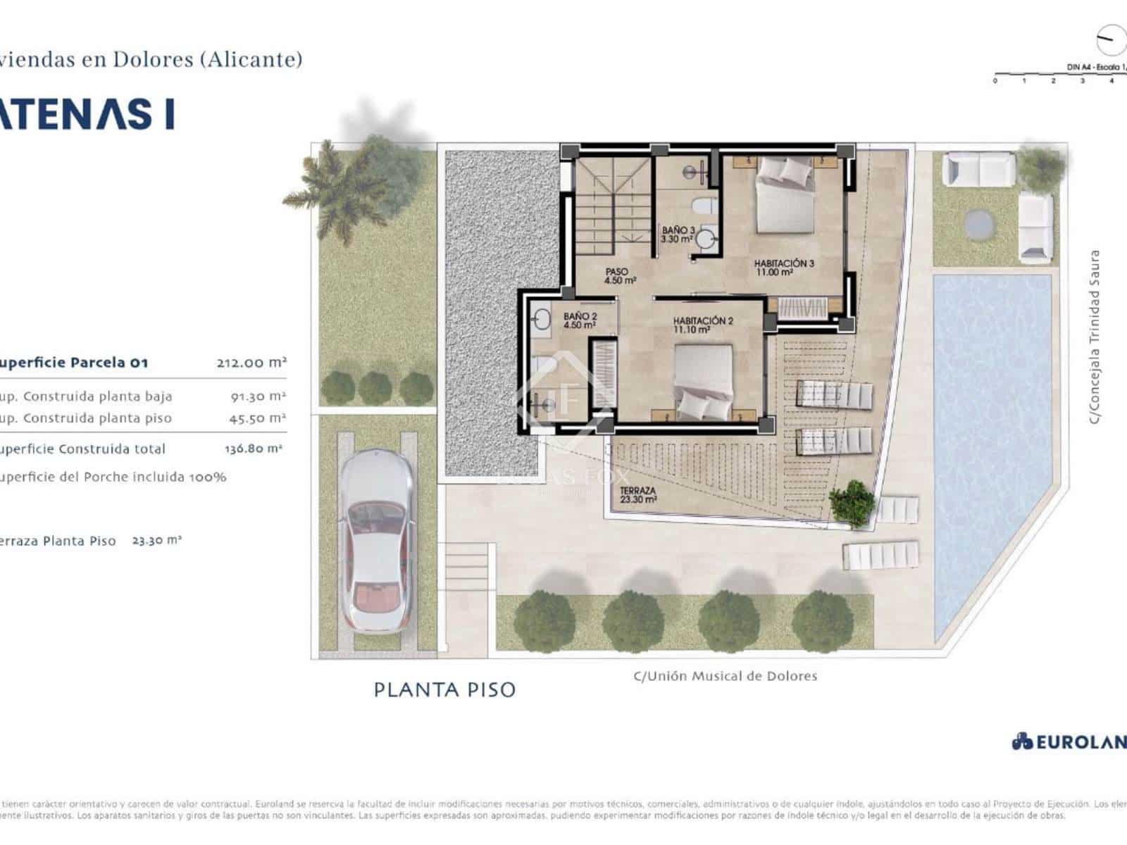 3 bedroom Villa for sale in Dolores with pool garage - € 459,000 (Ref: 9022301)