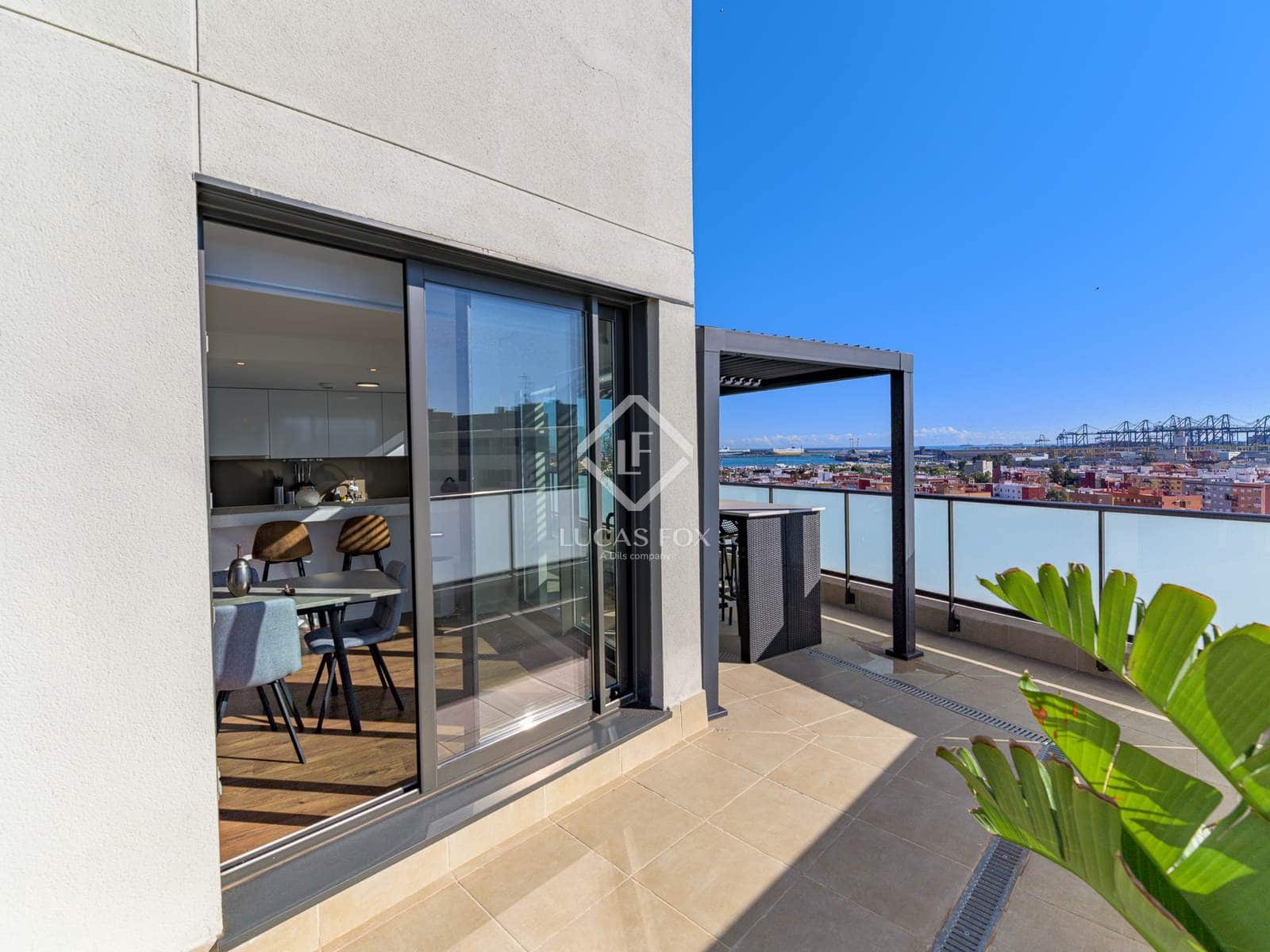 3 soveværelse Penthouse til salg i Valencia by med swimmingpool garage - € 795.000 (Ref: 9025415)