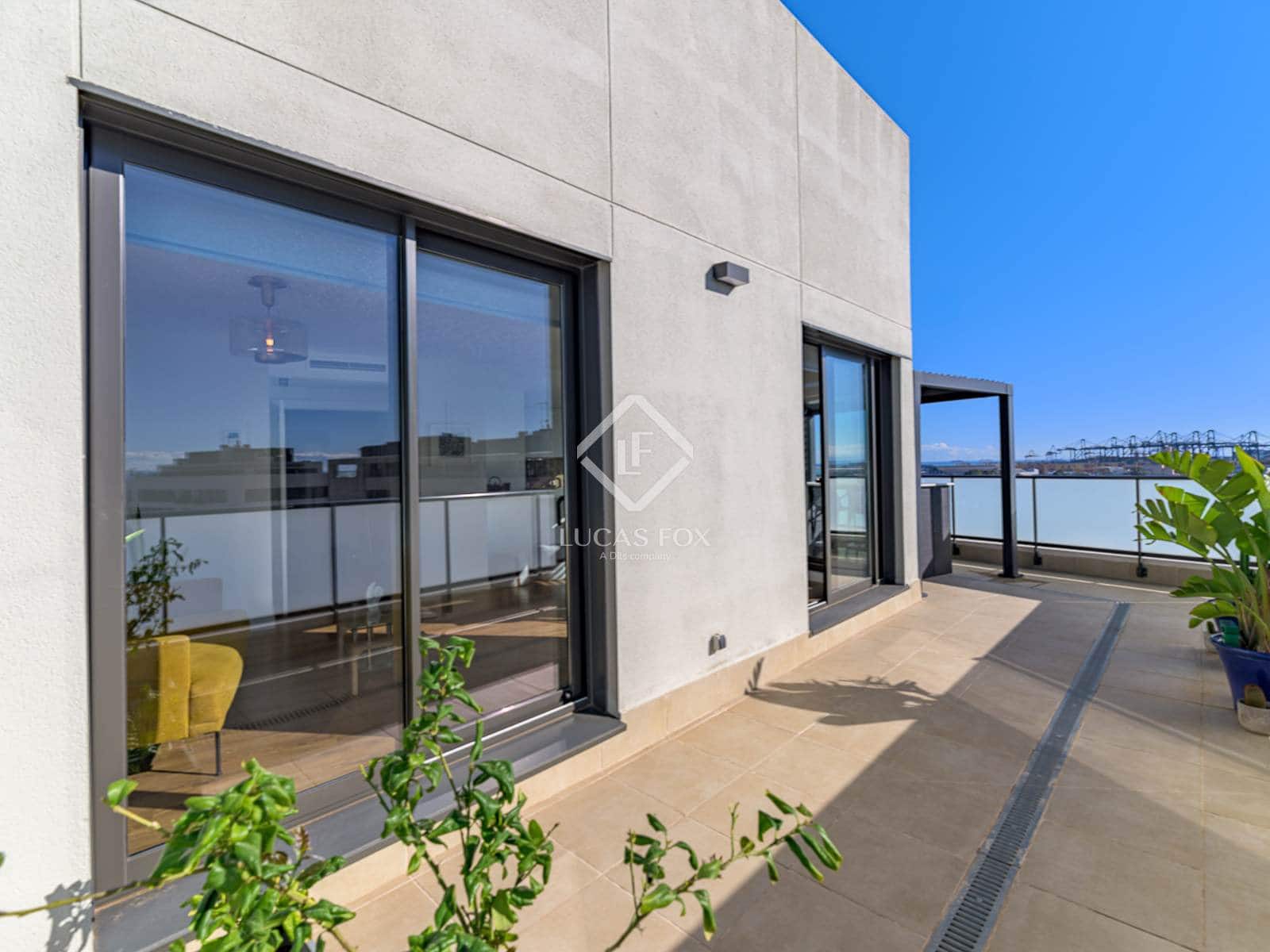 3 soveværelse Penthouse til salg i Valencia by med swimmingpool garage - € 795.000 (Ref: 9025415)