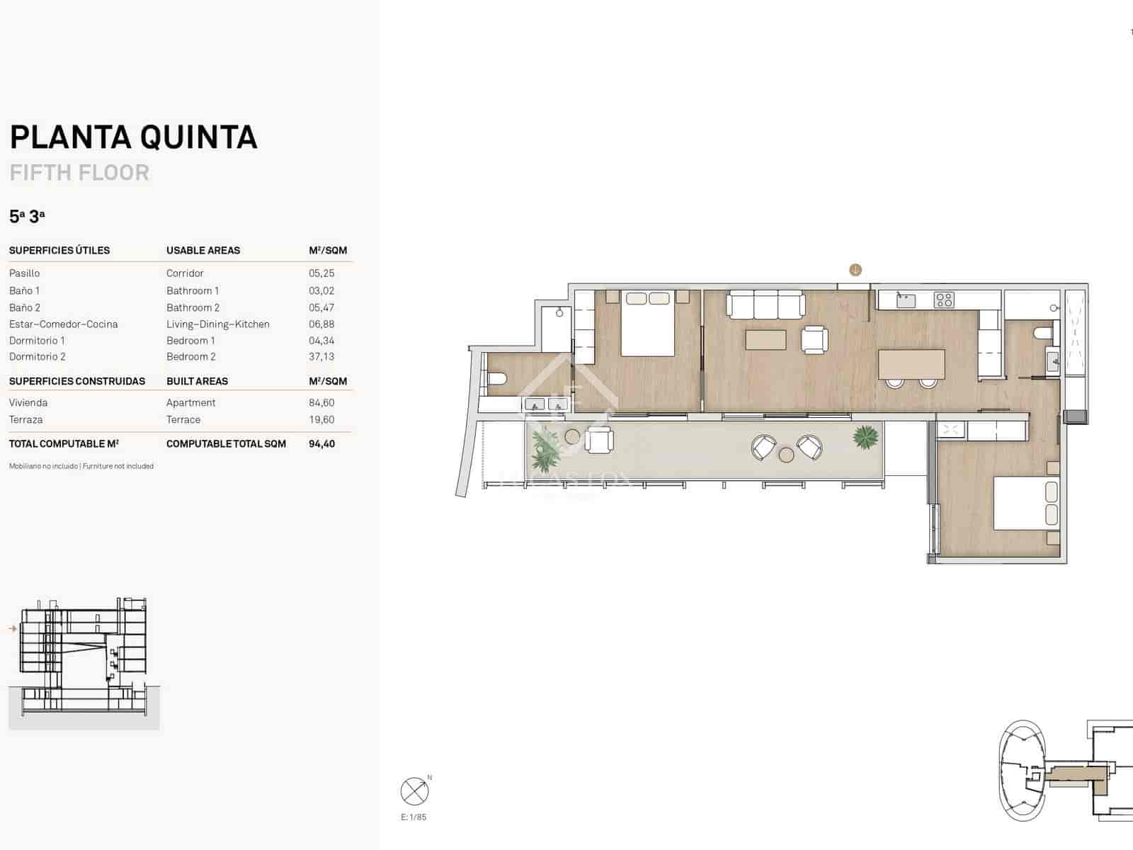 2 camera da letto Appartamento in vendita in Barcelona citta con piscina garage - 1.335.000 € (Rif: 9026978)