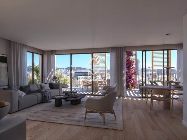 Ático de 2 habitaciones en Barcelona ciudad en venta con piscina garaje - 1.895.000 € (Ref: 9027069)
