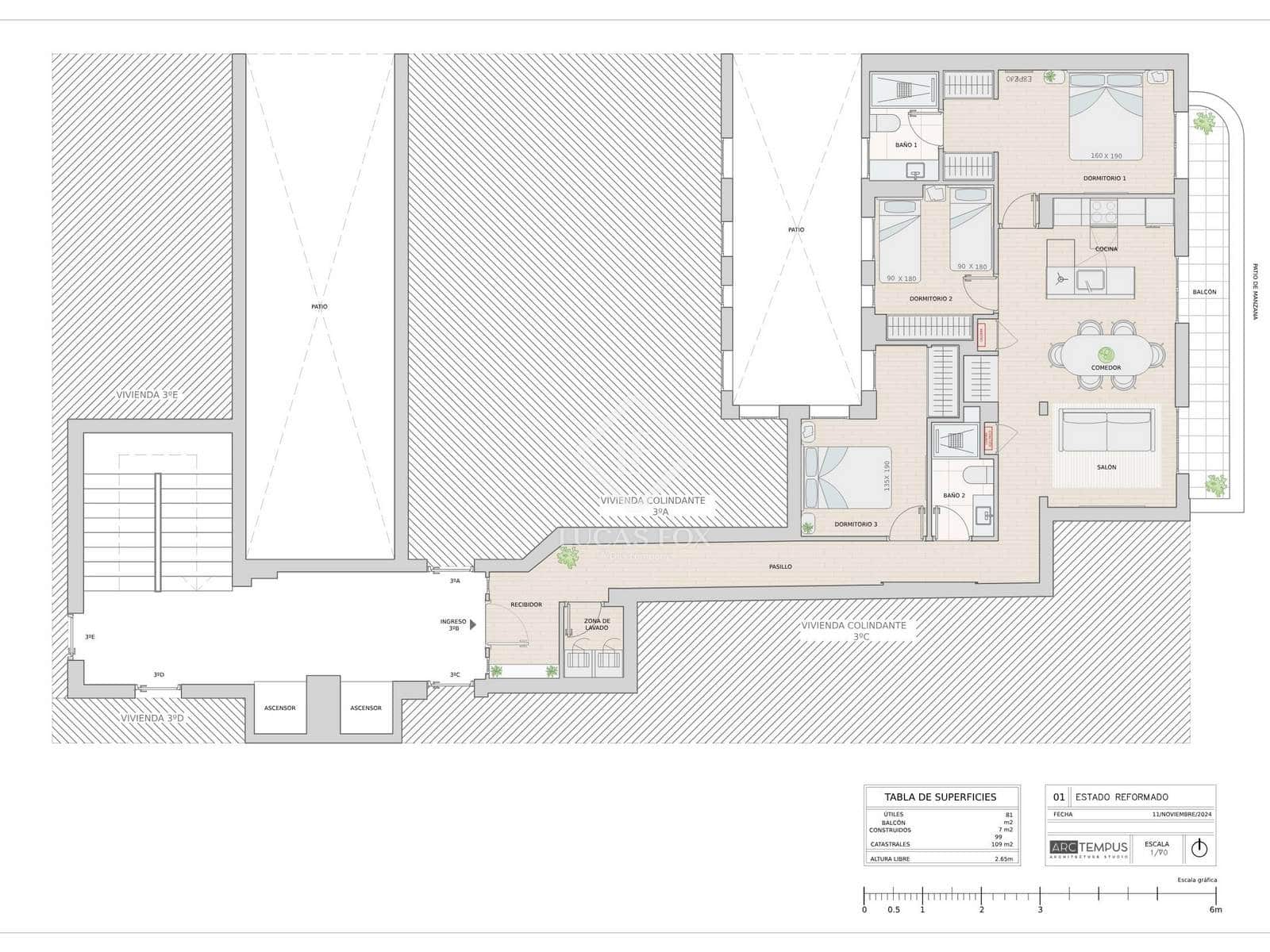3 slaapkamer Appartement te koop in Madrid stad - € 1.539.000 (Ref: 9027071)