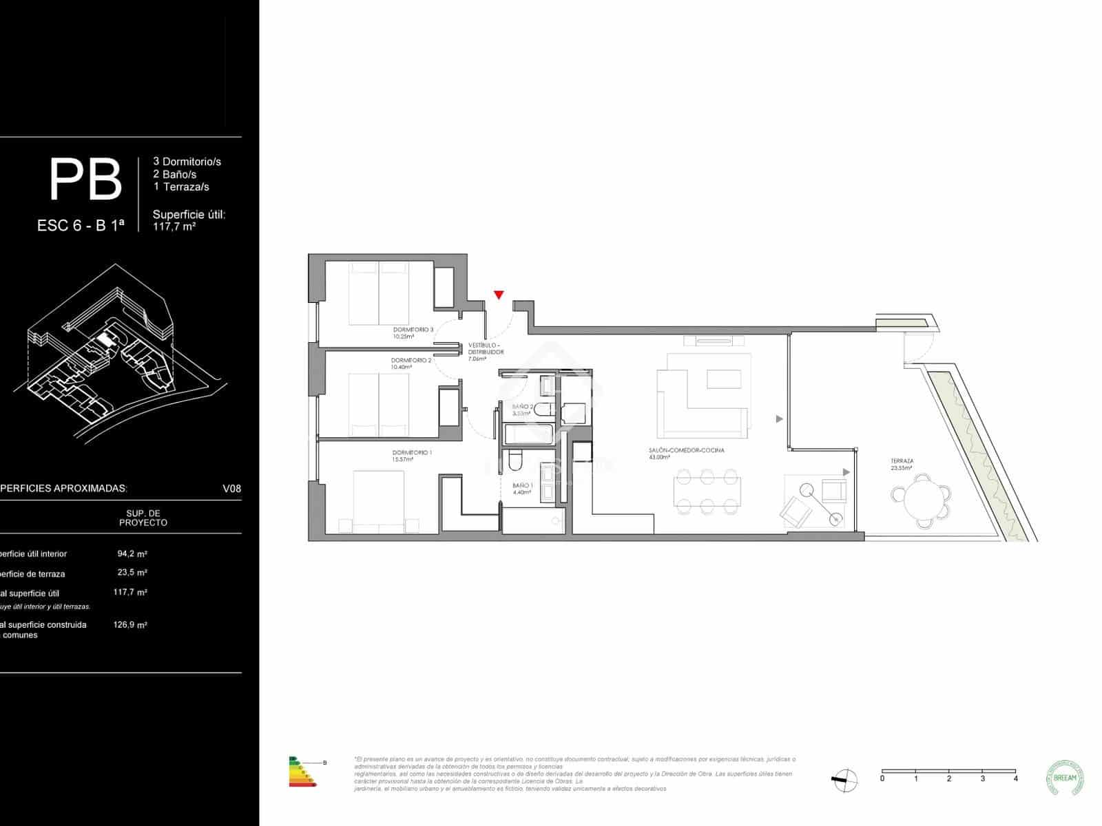 3 soveværelse Lejlighed til salg i Cubelles med garage - € 535.000 (Ref: 9033239)