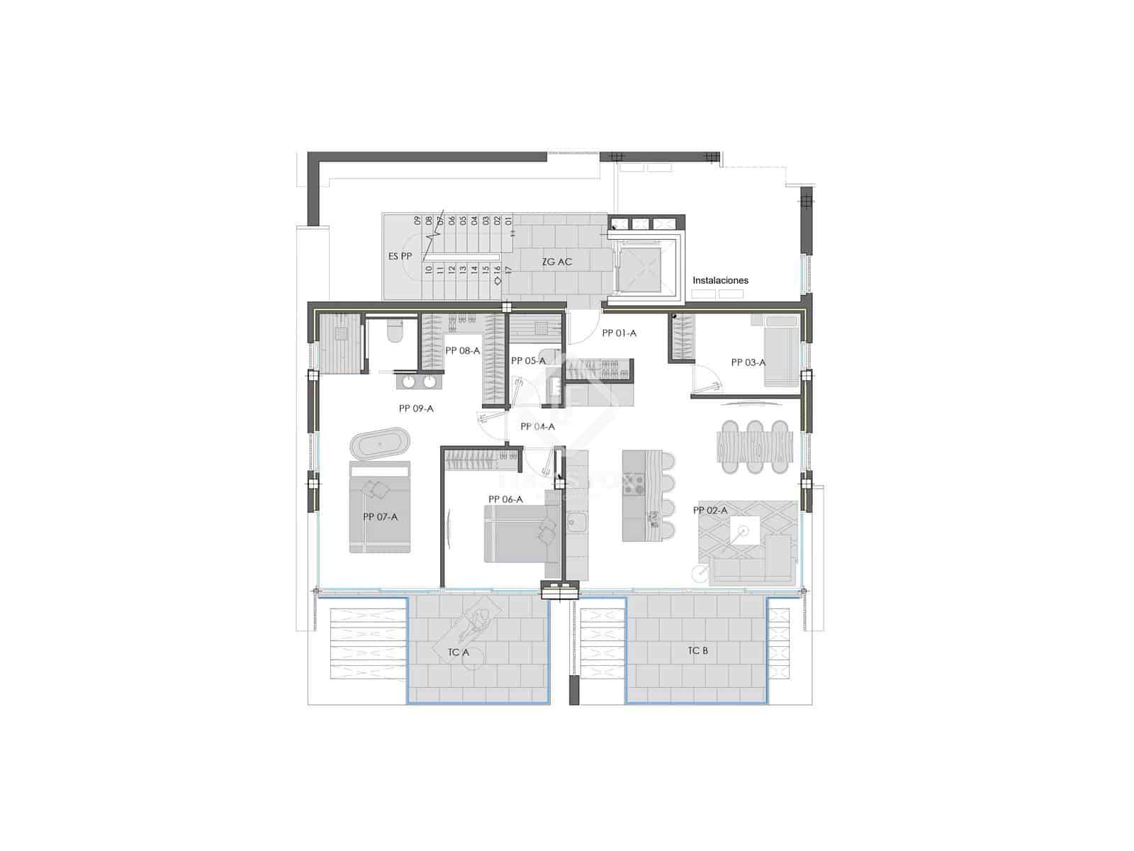 3 quarto Apartamento para venda em Altea com piscina garagem - 879 000 € (Ref: 9036018)