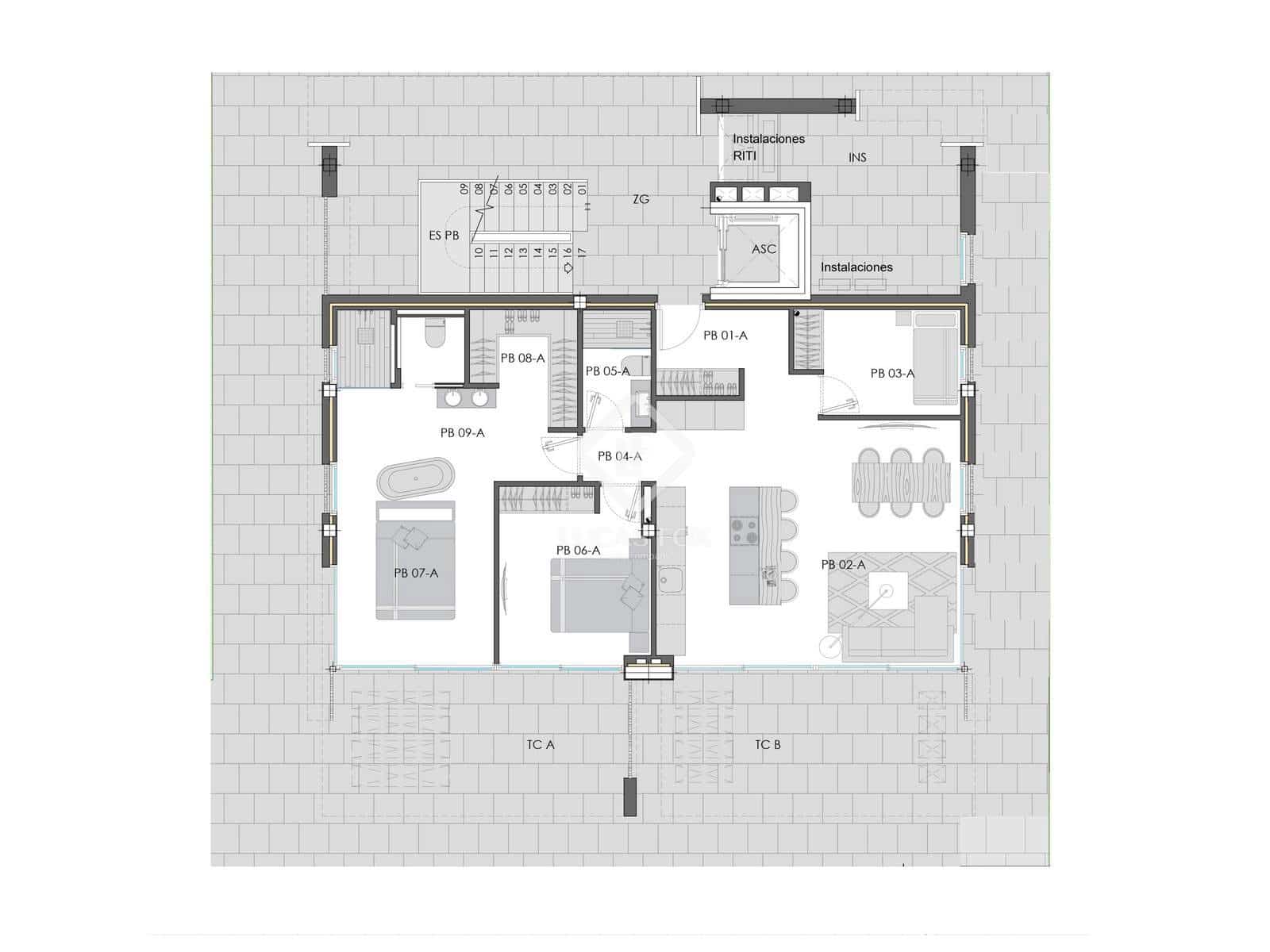 3 camera da letto Appartamento in vendita in Altea con piscina garage - 849.000 € (Rif: 9036019)