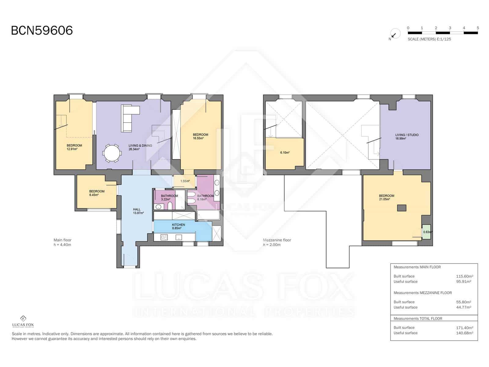 4 quarto Apartamento para venda em Barcelona cidade - 1 100 000 € (Ref: 9049807)