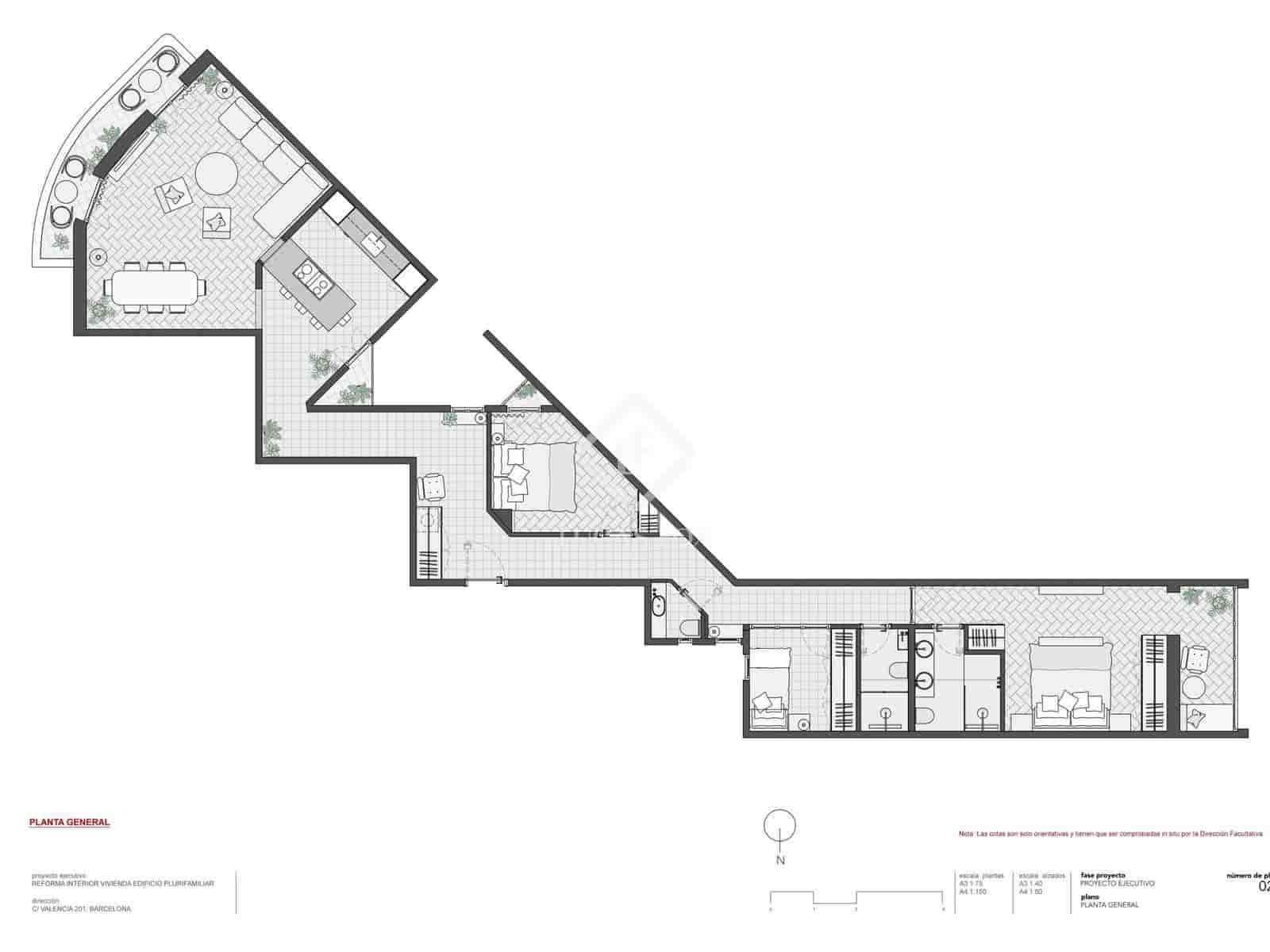 3 slaapkamer Appartement te koop in Barcelona stad - € 1.190.000 (Ref: 9049812)