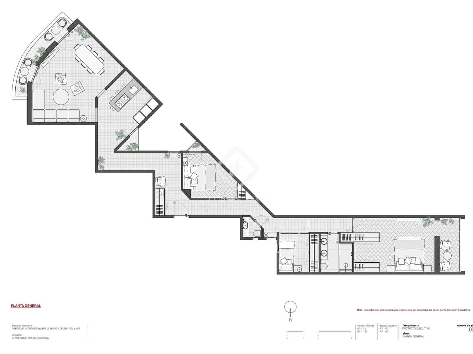 3 slaapkamer Appartement te koop in Barcelona stad - € 1.190.000 (Ref: 9049812)