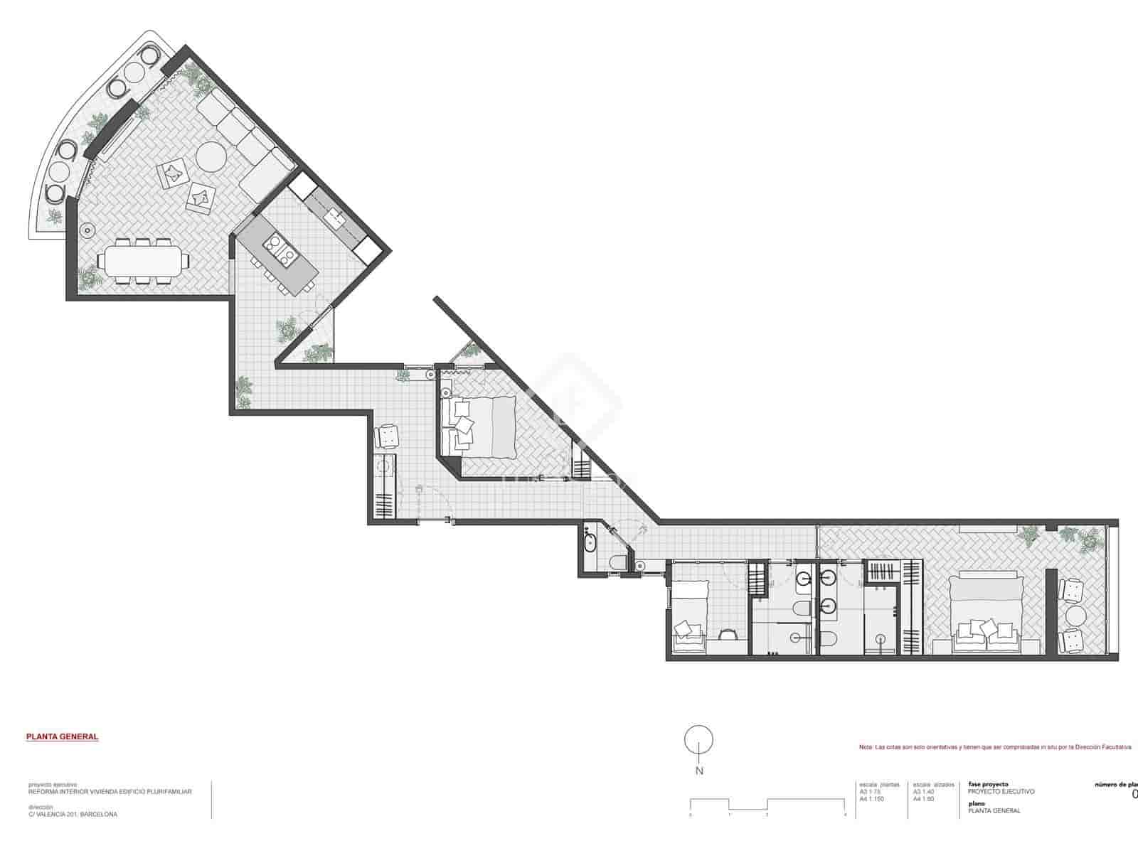 3 slaapkamer Appartement te koop in Barcelona stad - € 1.190.000 (Ref: 9049812)