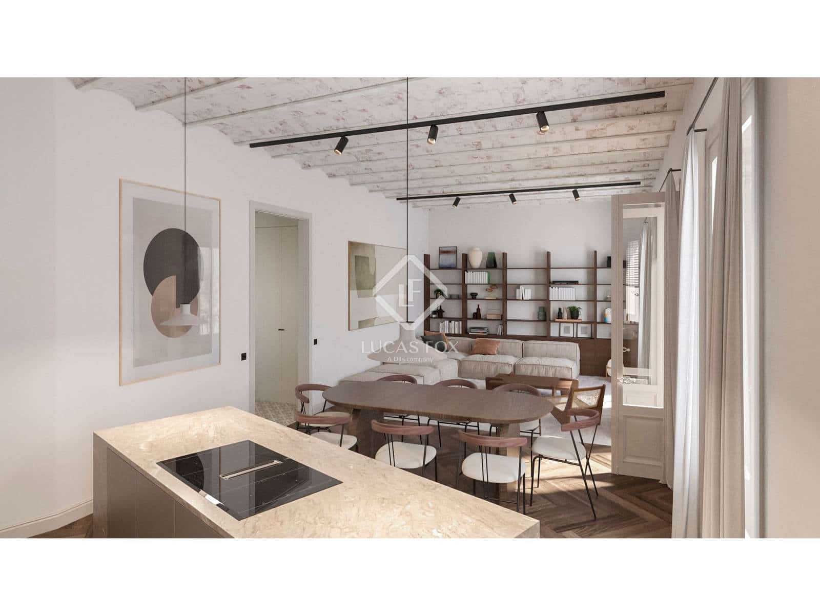 3 slaapkamer Appartement te koop in Barcelona stad - € 1.190.000 (Ref: 9049812)