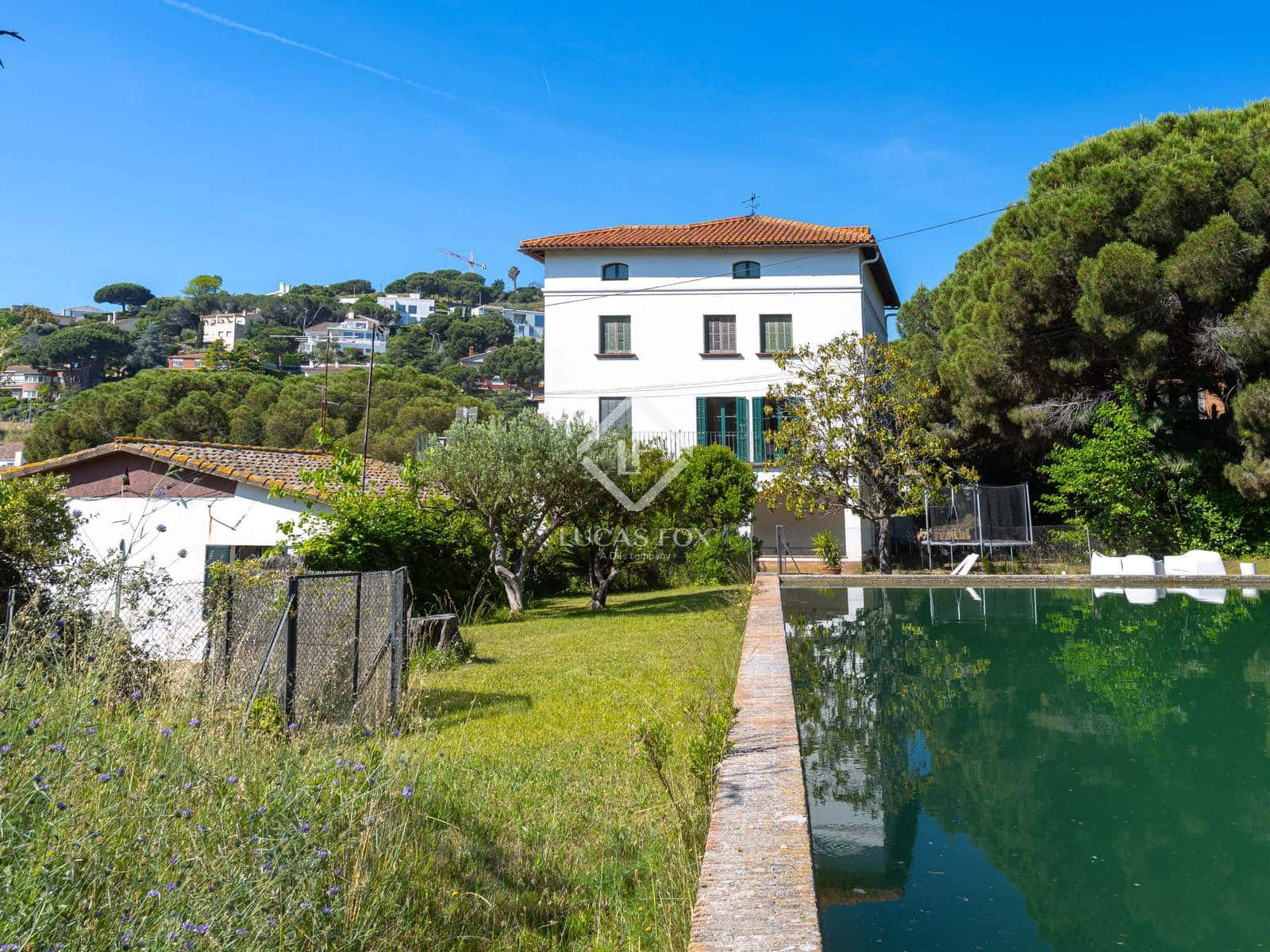 10 soveværelse Finca/Landehus til salg i Alella med swimmingpool garage - € 3.700.000 (Ref: 9050049)