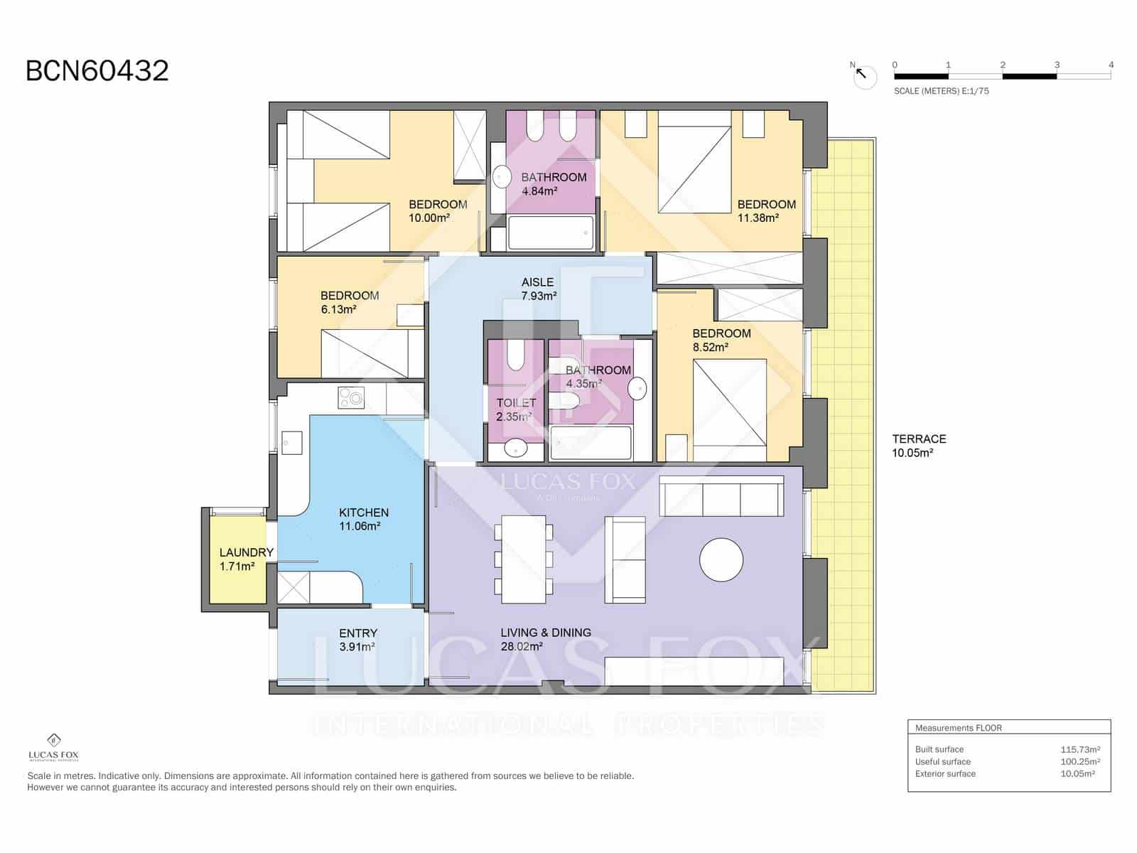 4 slaapkamer Appartement te koop in Barcelona stad met garage - € 795.000 (Ref: 9057075)