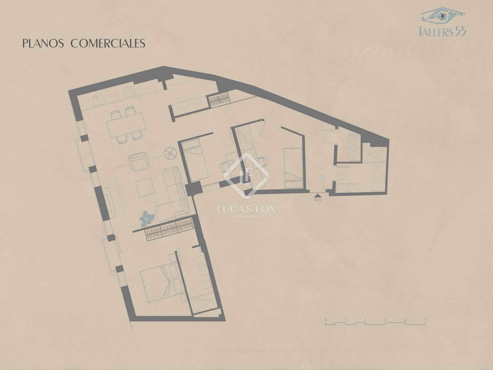 3 soverom Leilighet til salgs i Barcelona by med svømmebasseng - € 750 000 (Ref: 9058607)