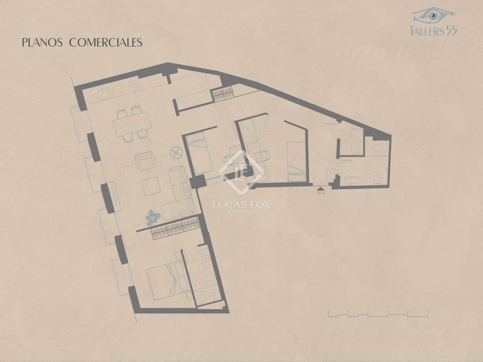 3 sypialnia Apartament na sprzedaż w Miasto Barcelona z basenem - 730 000 € (Ref: 9058608)