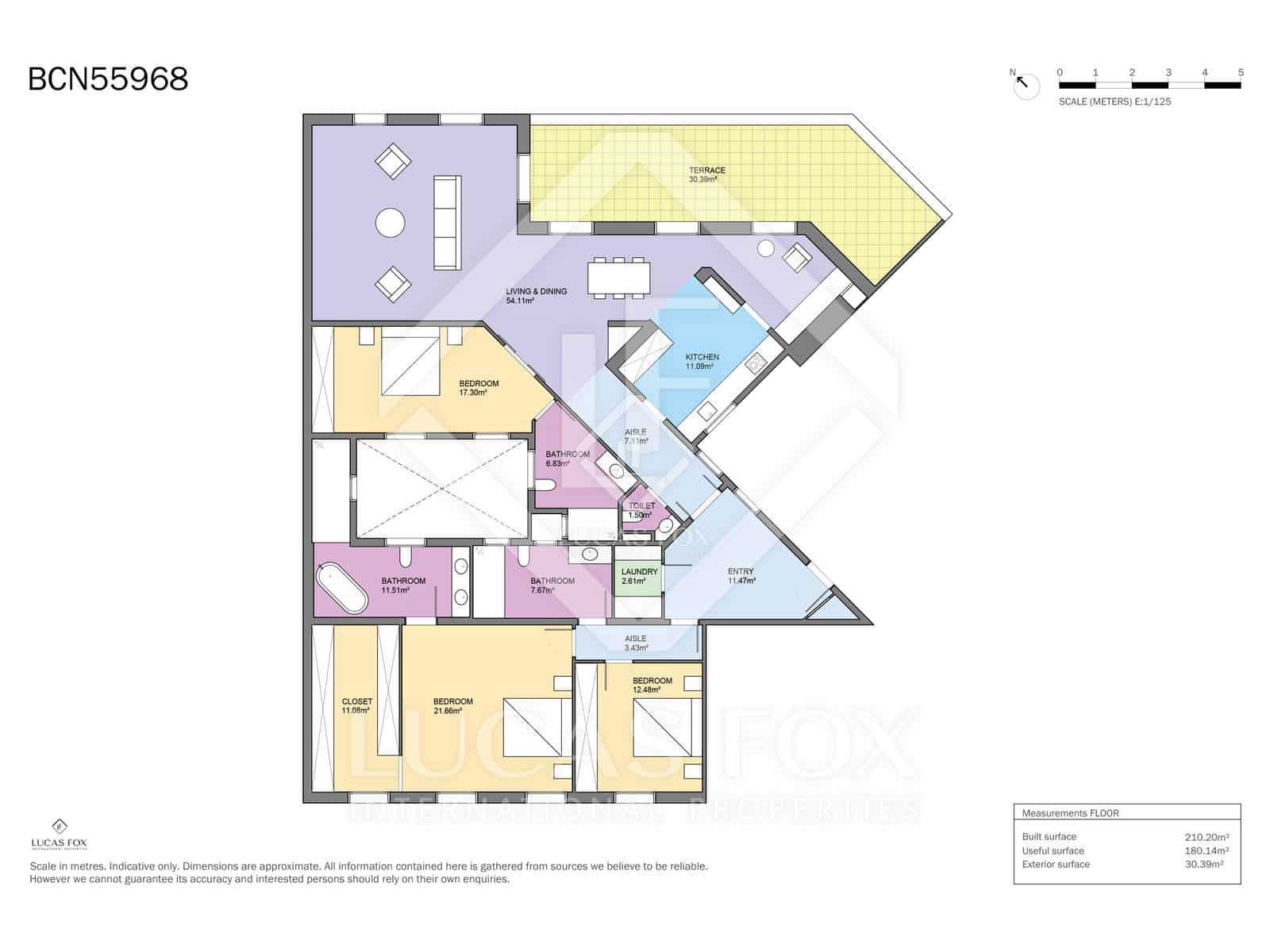 3 soveværelse Penthouse til salg i Barcelona by - € 2.950.000 (Ref: 9064040)