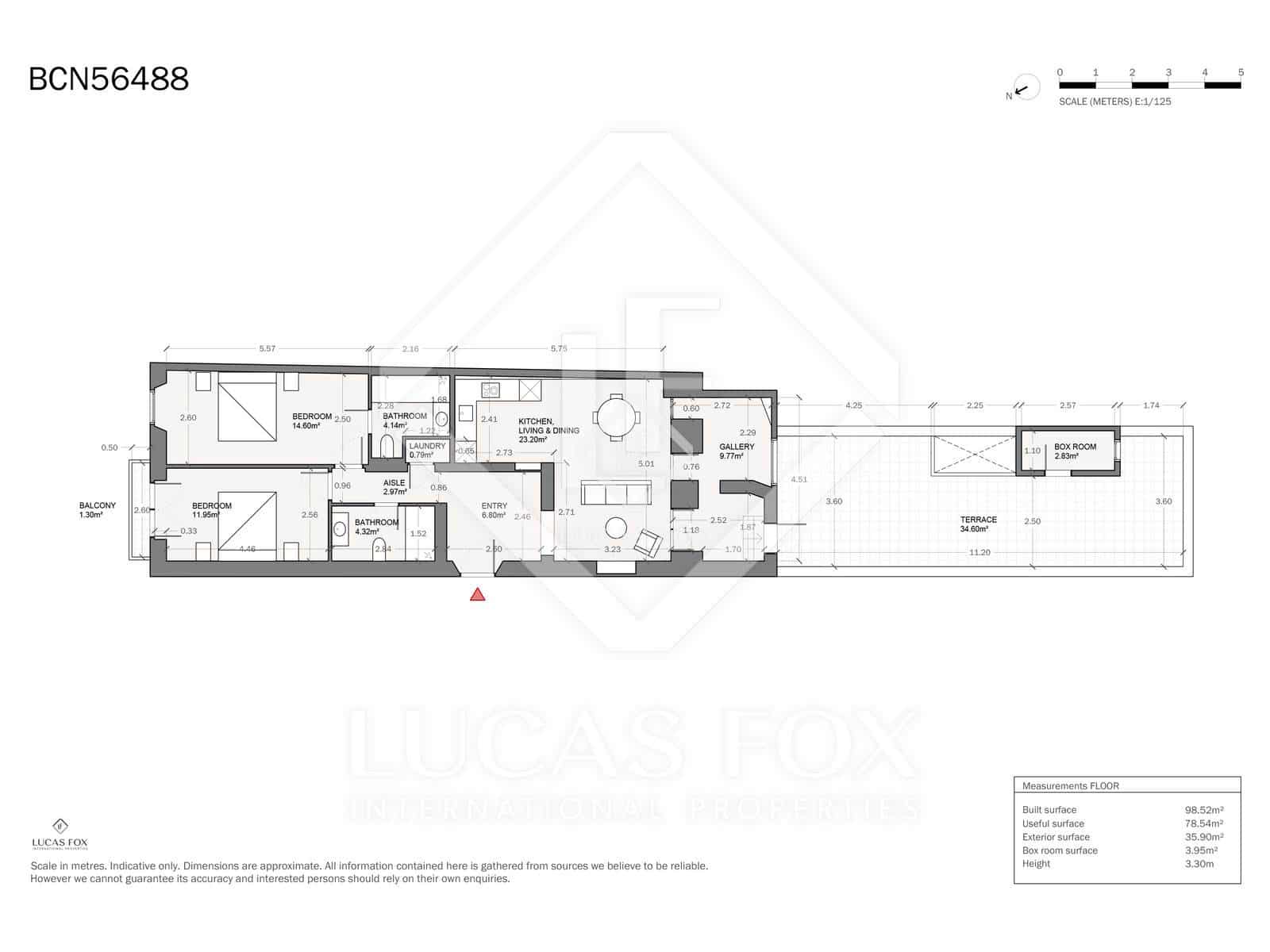 2 soveværelse Lejlighed til salg i Barcelona by - € 497.000 (Ref: 9064495)