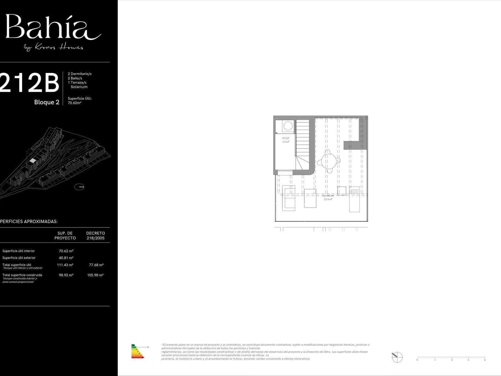 2 bedroom Penthouse for sale in La Cala de Mijas with pool garage - € 519,000 (Ref: 9072236)