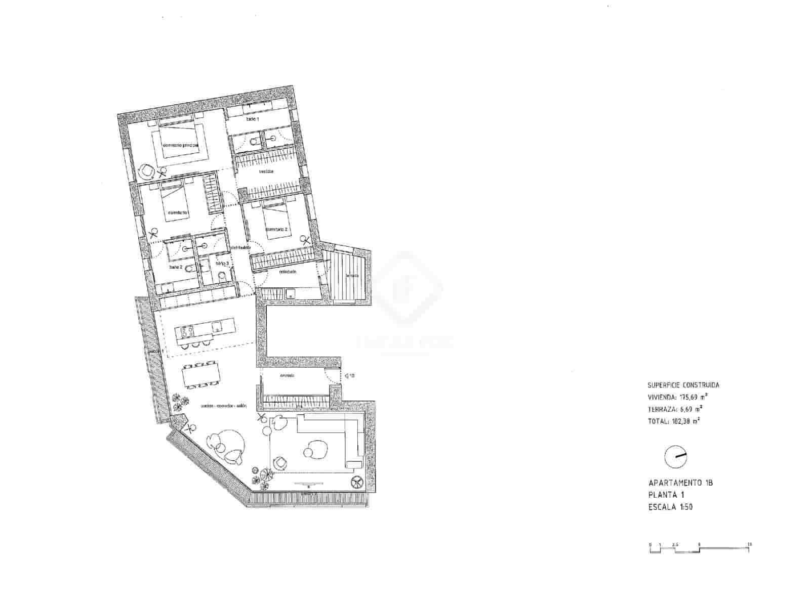 3 soveværelse Lejlighed til salg i Palma de Mallorca med swimmingpool - € 1.950.000 (Ref: 9081034)