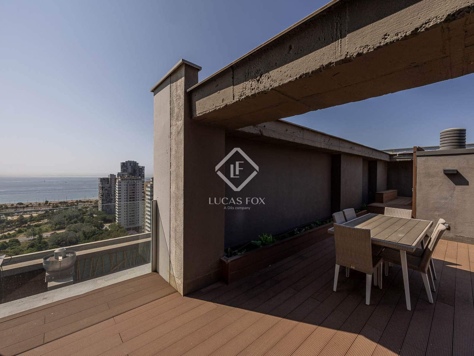 3 bedroom Penthouse for rent in Barcelona city with pool - € 5,700 (Ref: 9082658)