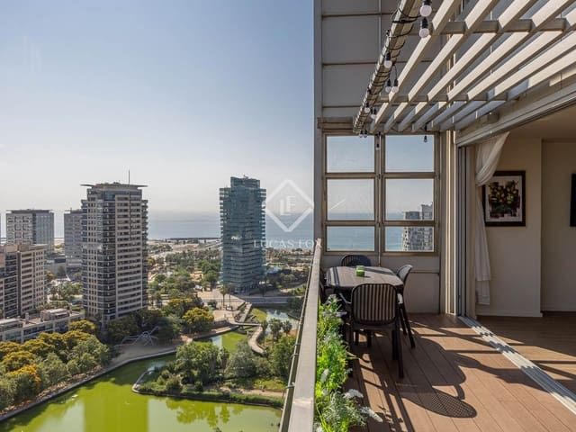 3 bedroom Penthouse for rent in Barcelona city with pool - € 5,700 (Ref: 9082658)